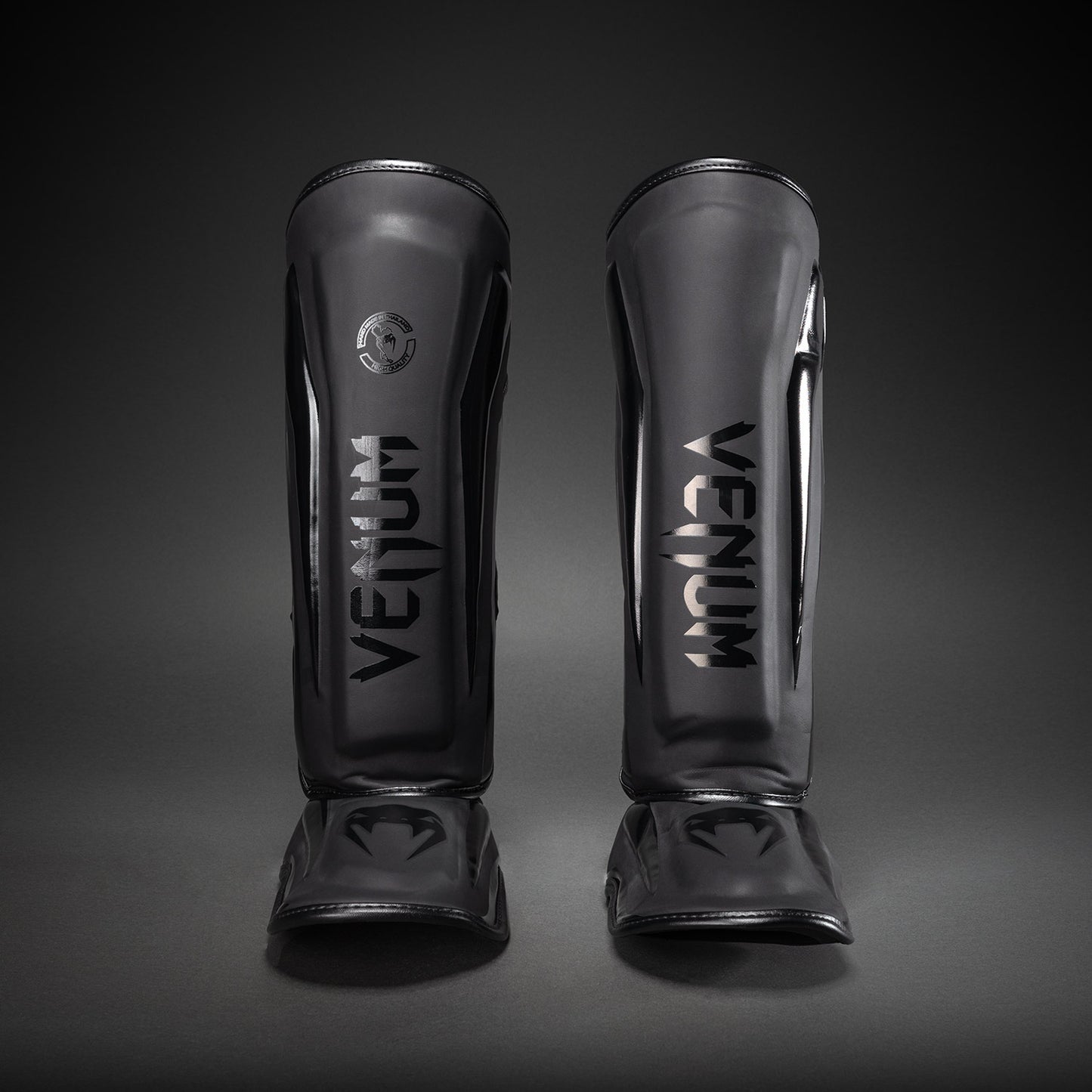Venum Elite Standup Shin Guards - Matte/Black