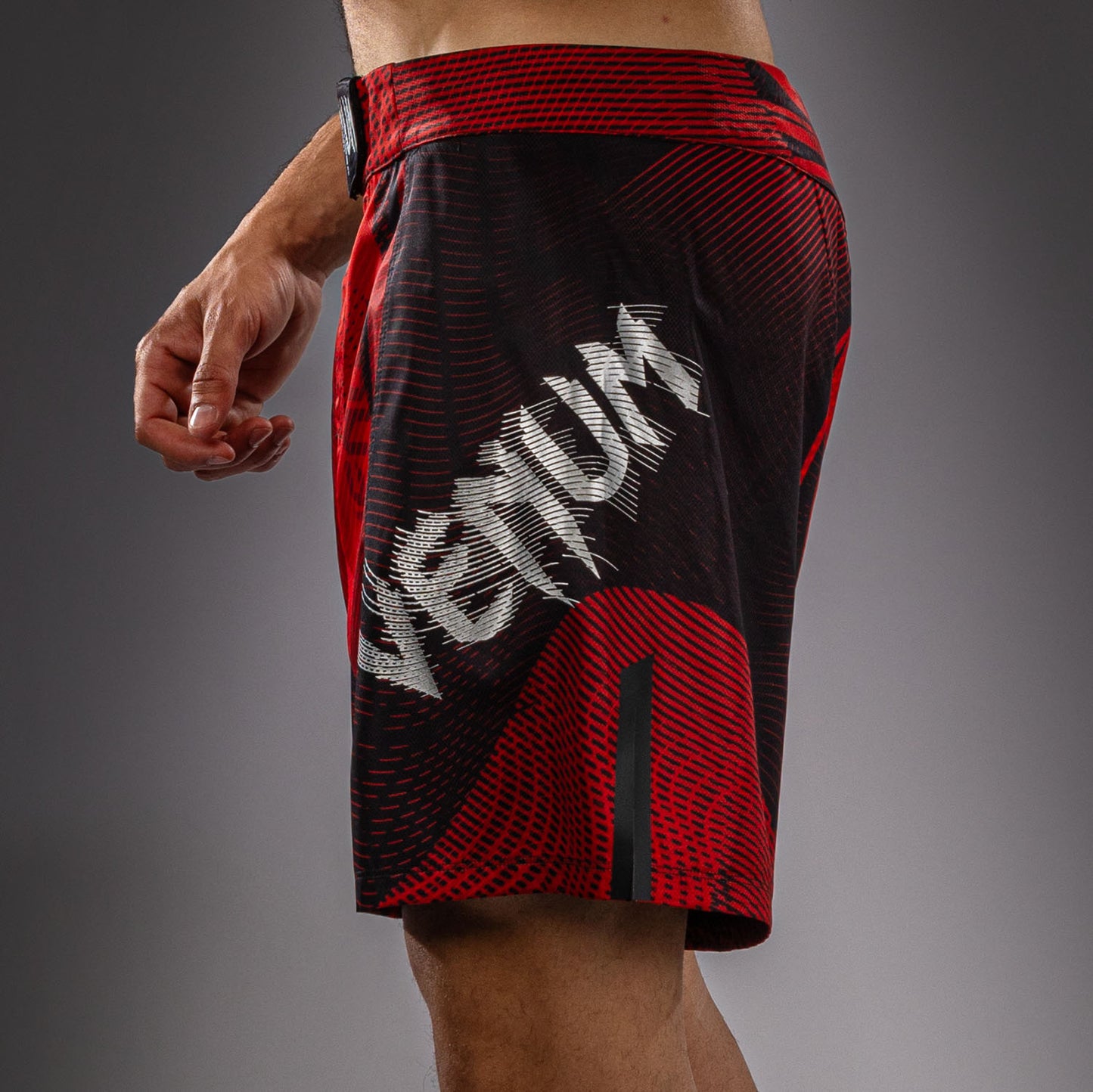 Venum Galactic 3.0 Fight Shorts - Red/Silver