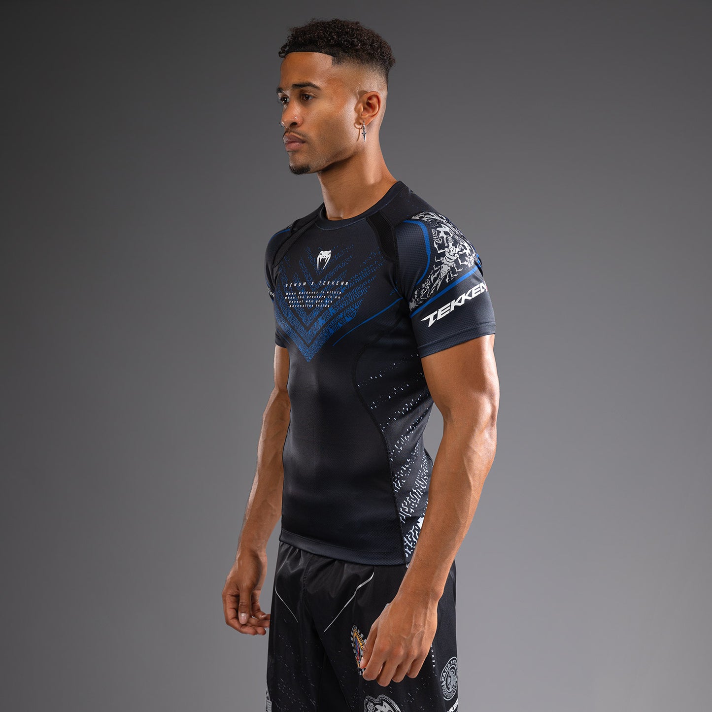 Venum x TEKKEN 8 - Paul Phoenix Rashguard - Black/Blue