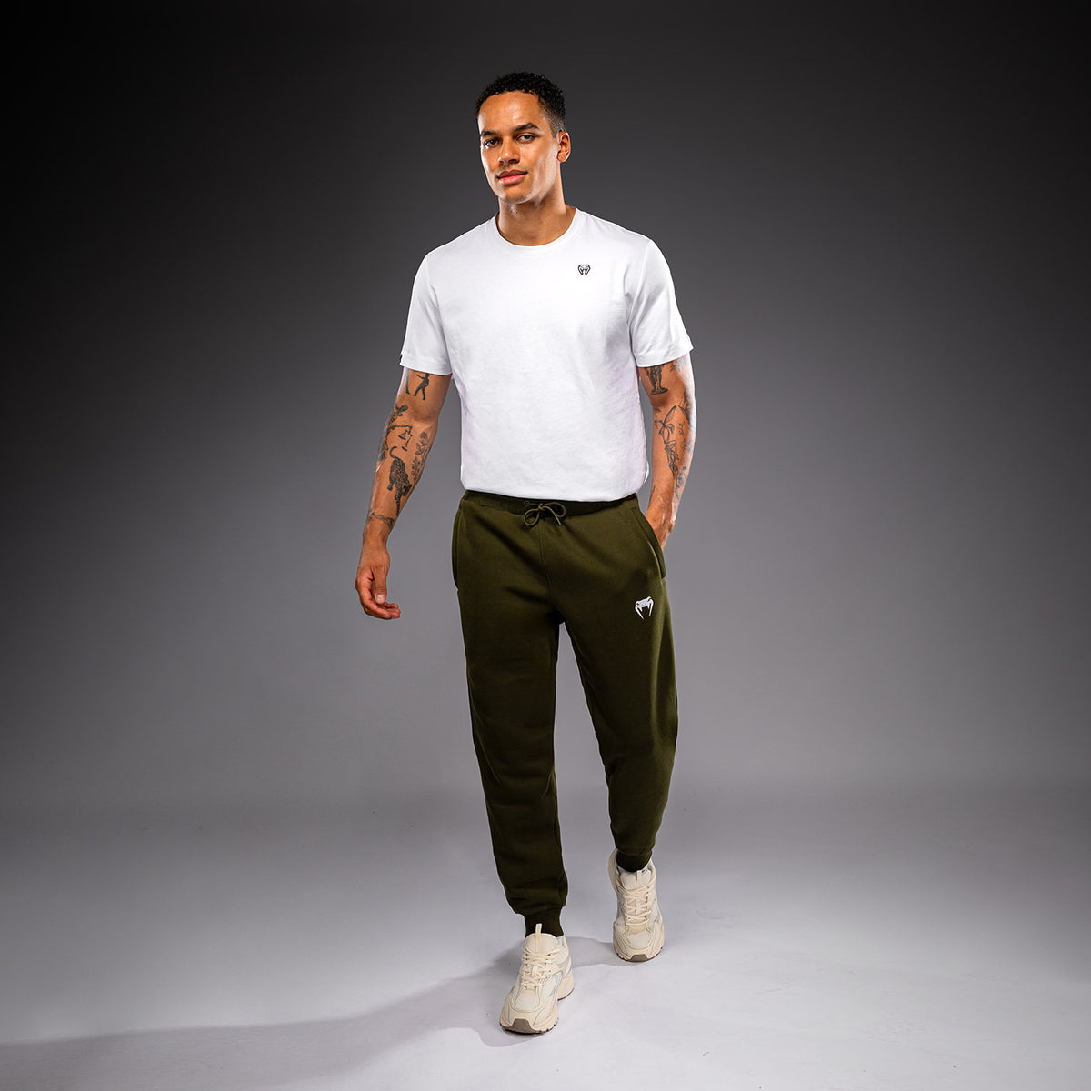 Venum Attack Fleece & Weave Joggers - Khaki