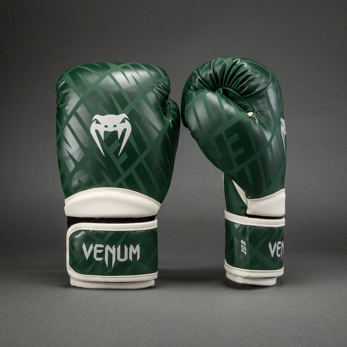 Venum Contender 1.5 XT Kids Boxing Gloves - Forest Green/Off White