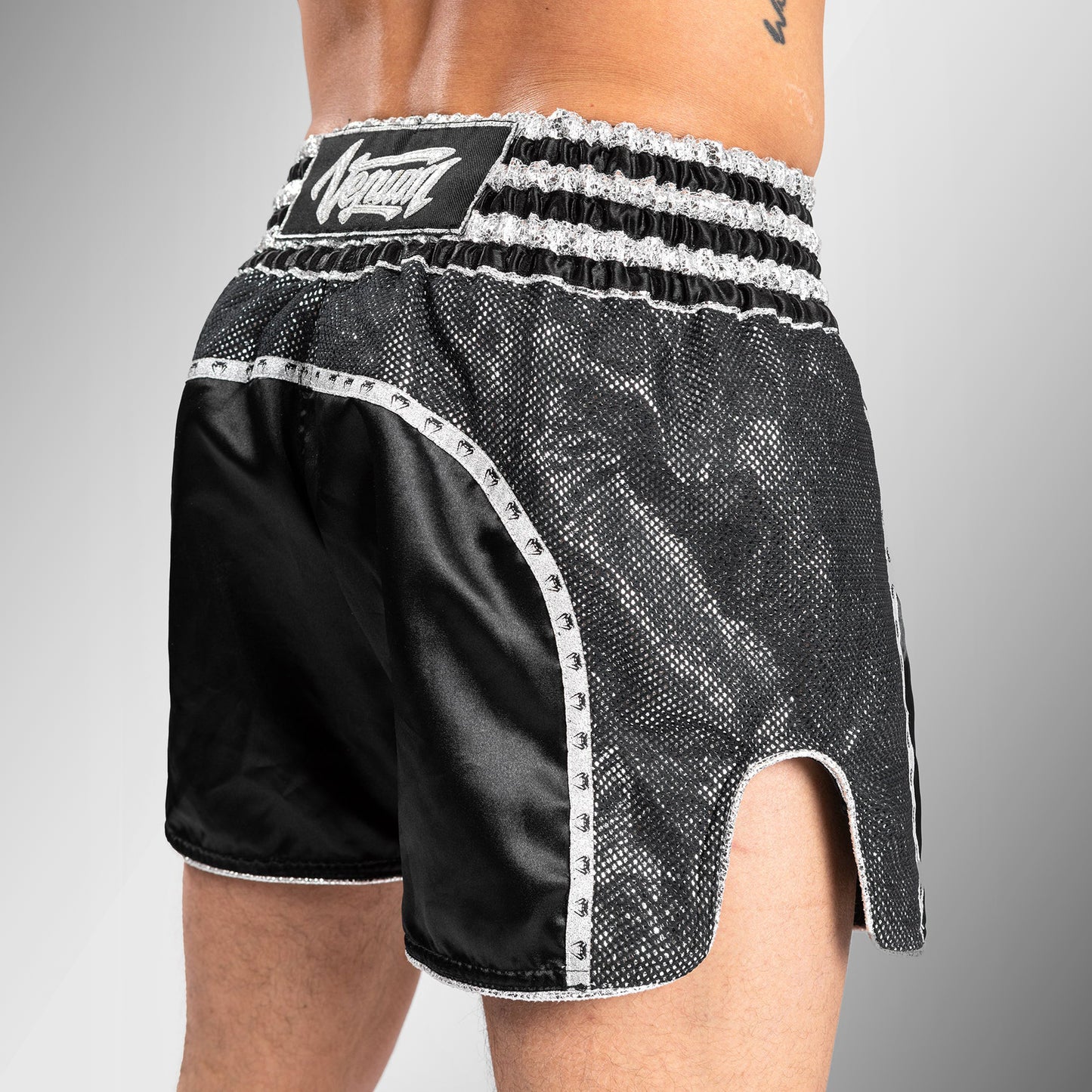 Venum Absolute 2.0 Muay Thai Shorts - Black/Silver