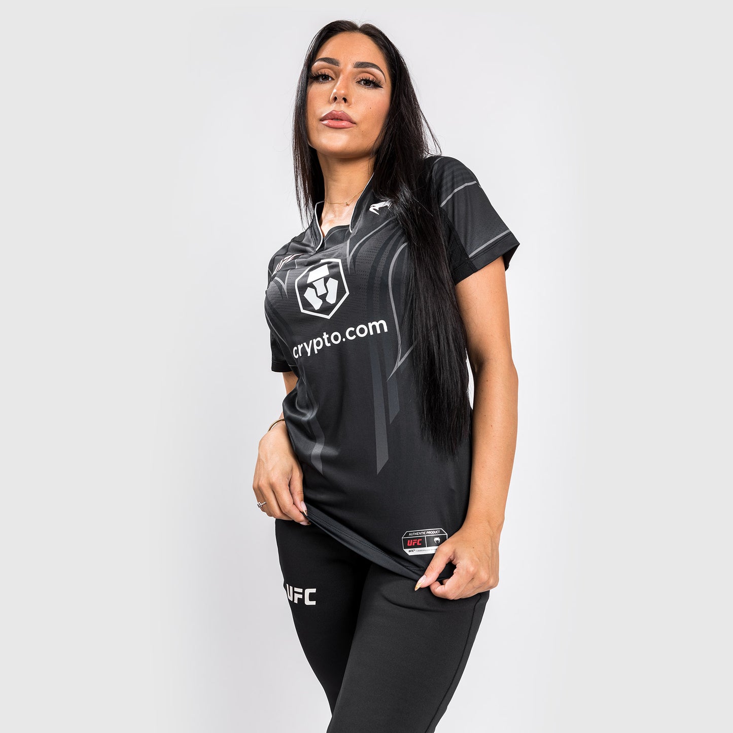 UFC Venum Authentic Fight Night 2.0 Kit by Venum Women's Walkout Jersey - Black