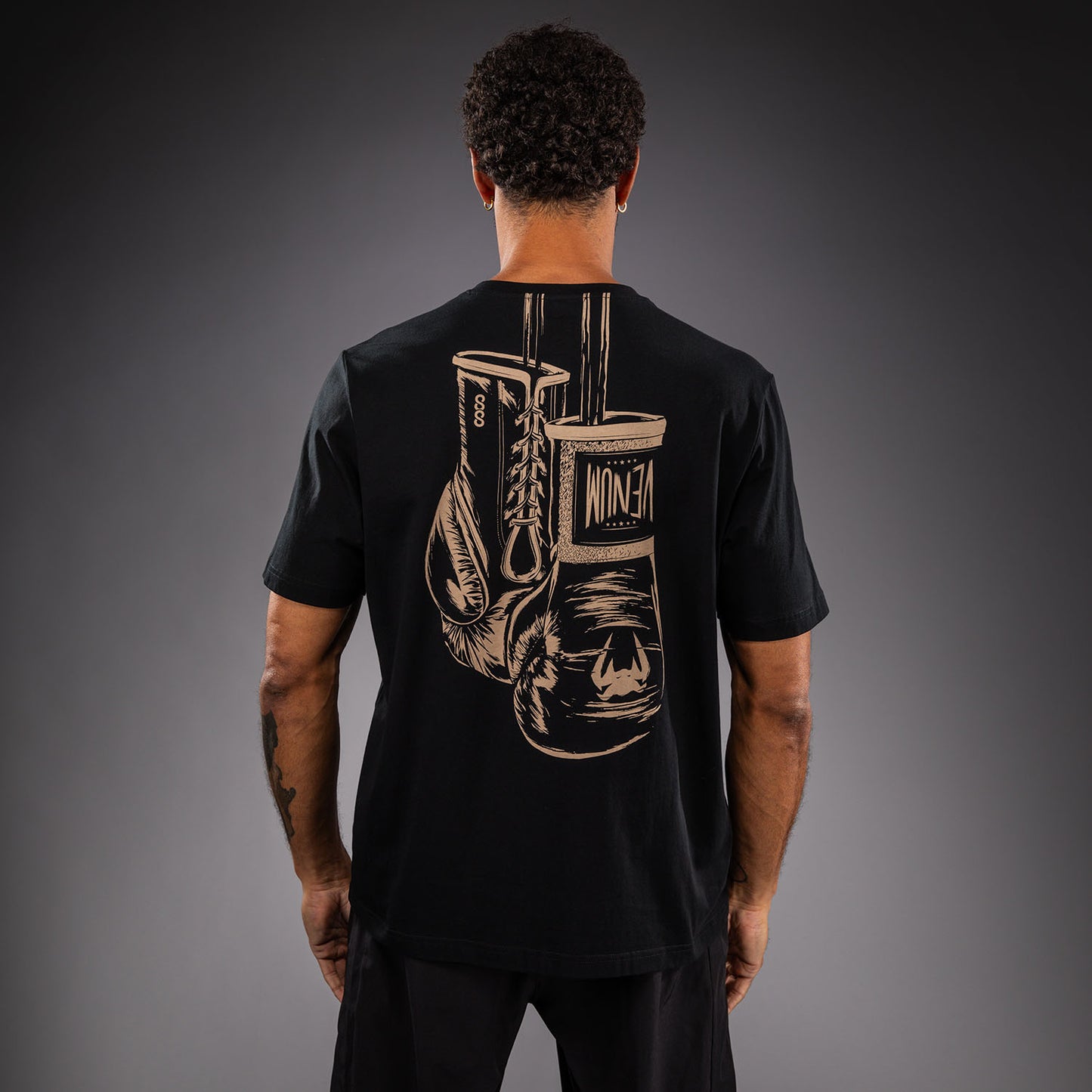 Venum Fight Icon Cotton T-Shirt - Black