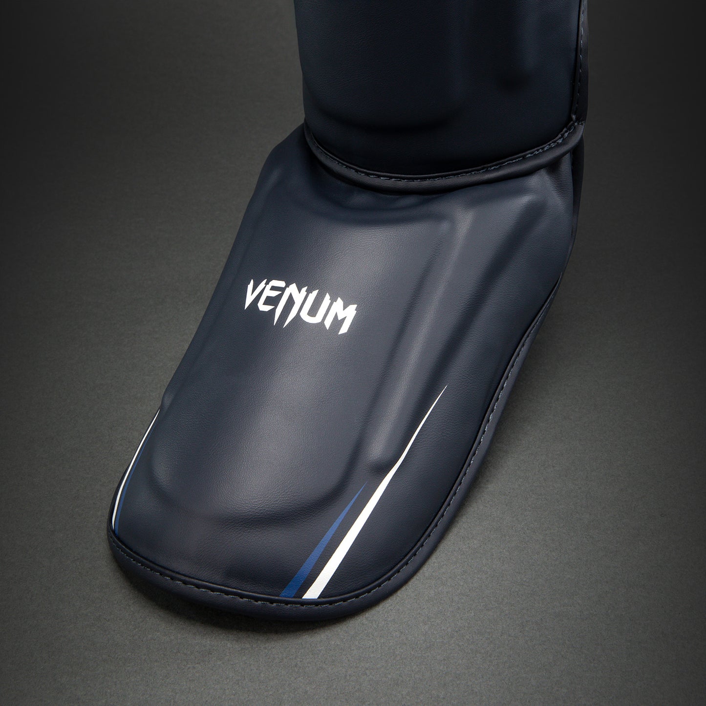 Venum G-Core Shin Guards - Navy Blue/White