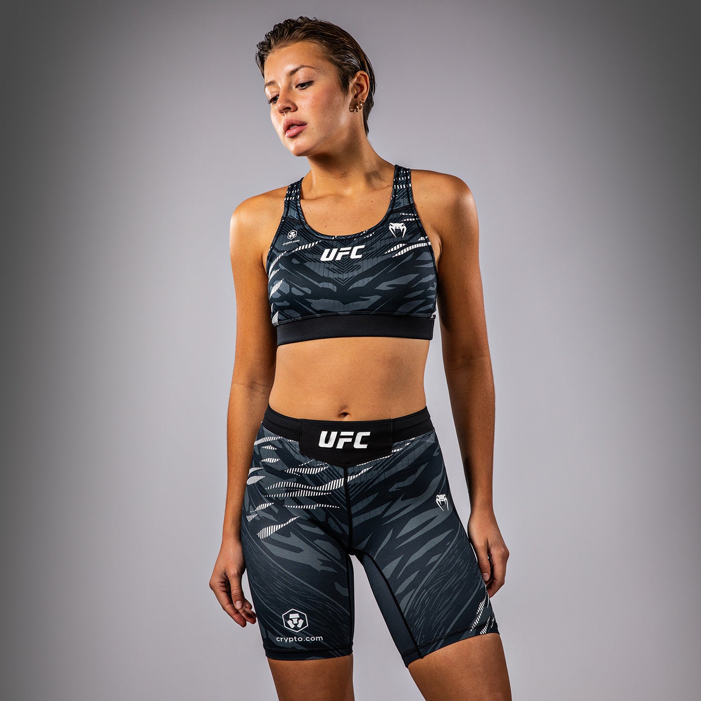 UFC Fusion by Venum Authentic Fight Night Women’s Sports Bra - Black