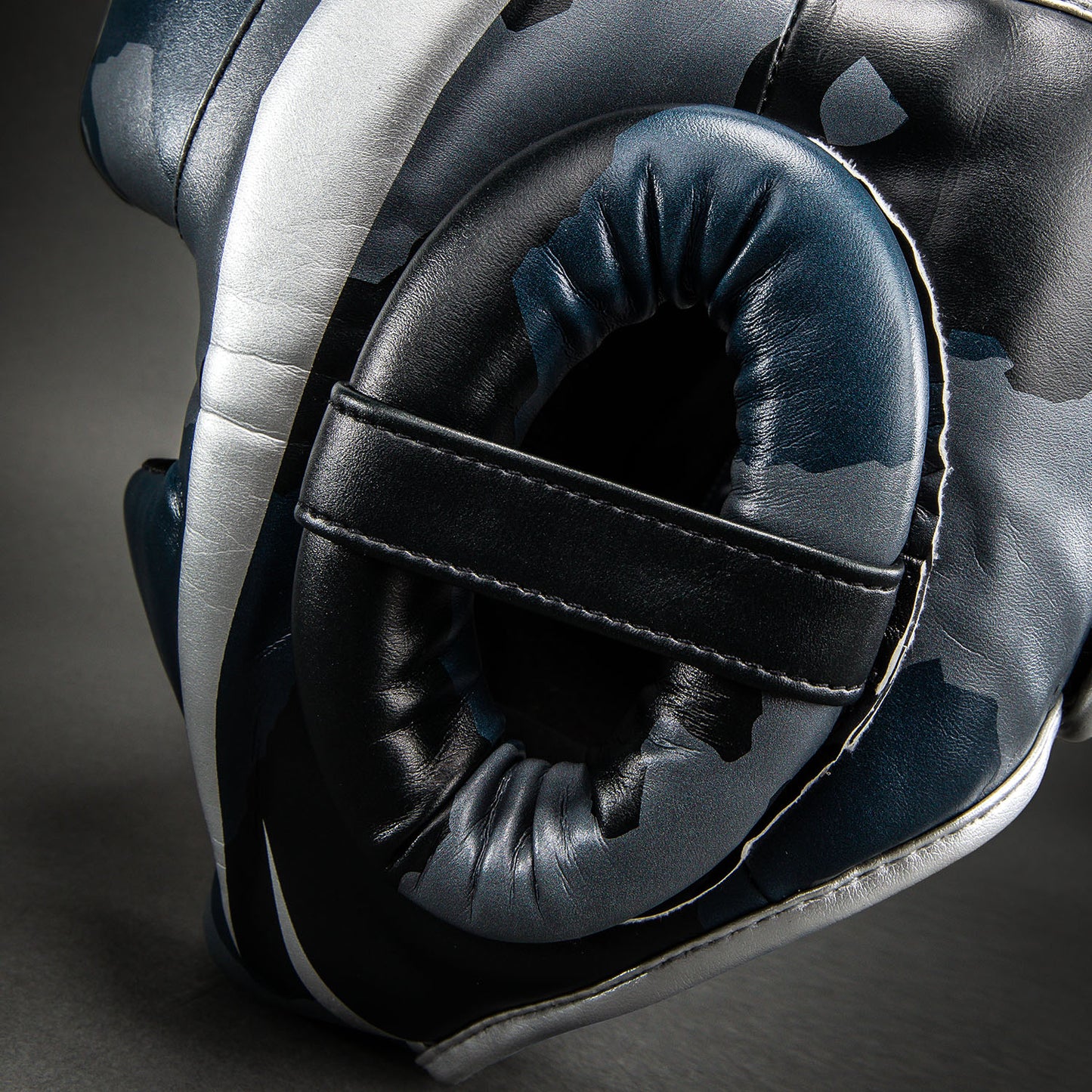 Venum Elite Camo Headgear - Dark Navy/Blue