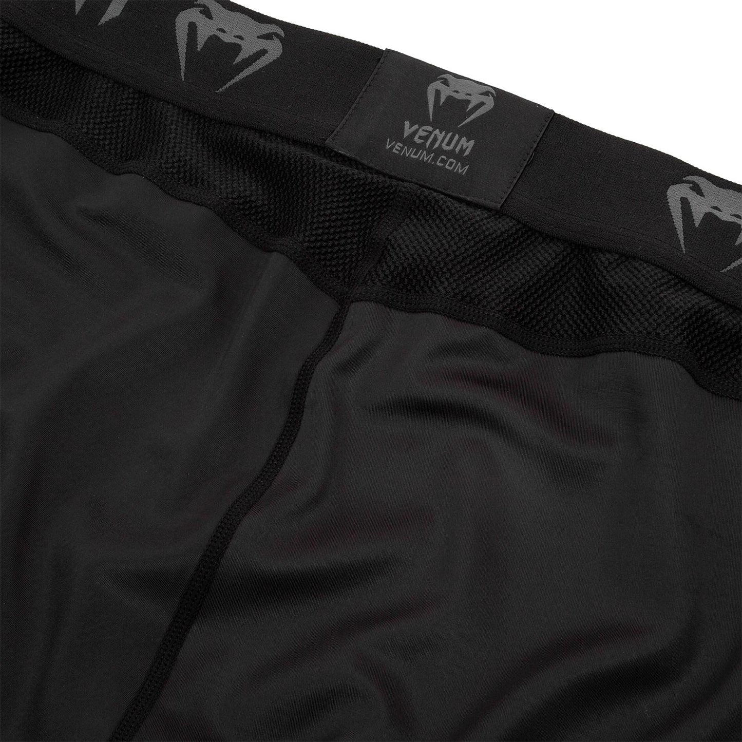 Venum Logos Tights - Black/Black
