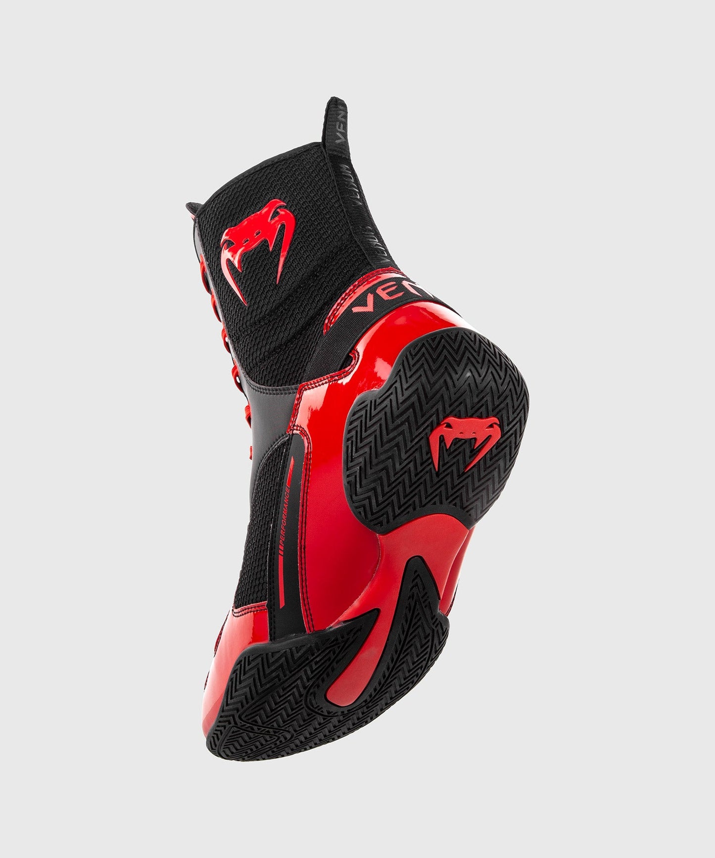 Venum Elite Boxing Shoes - Black/Red