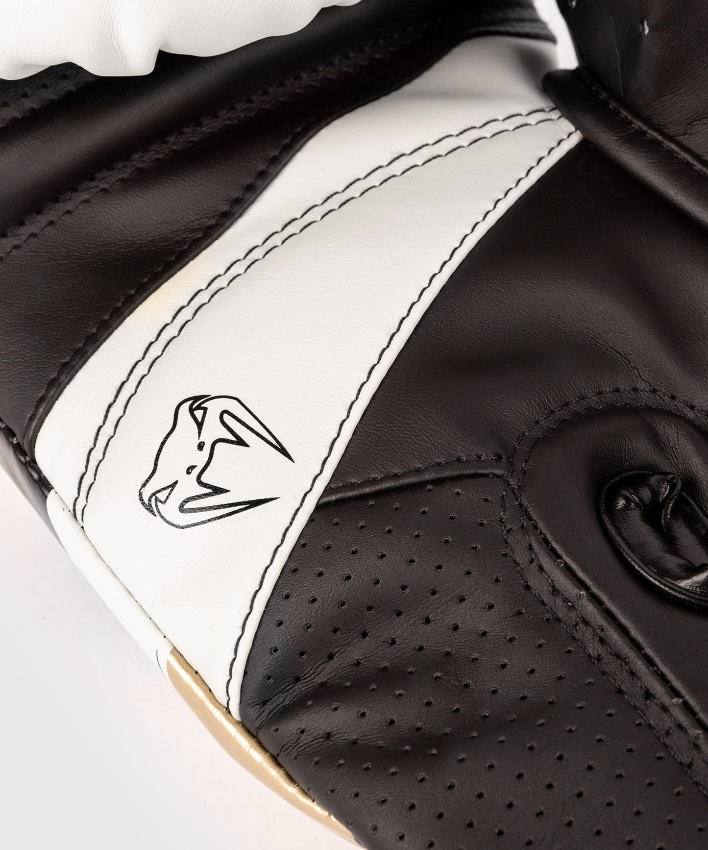 Venum Elite Evo Boxing Gloves - White/Gold