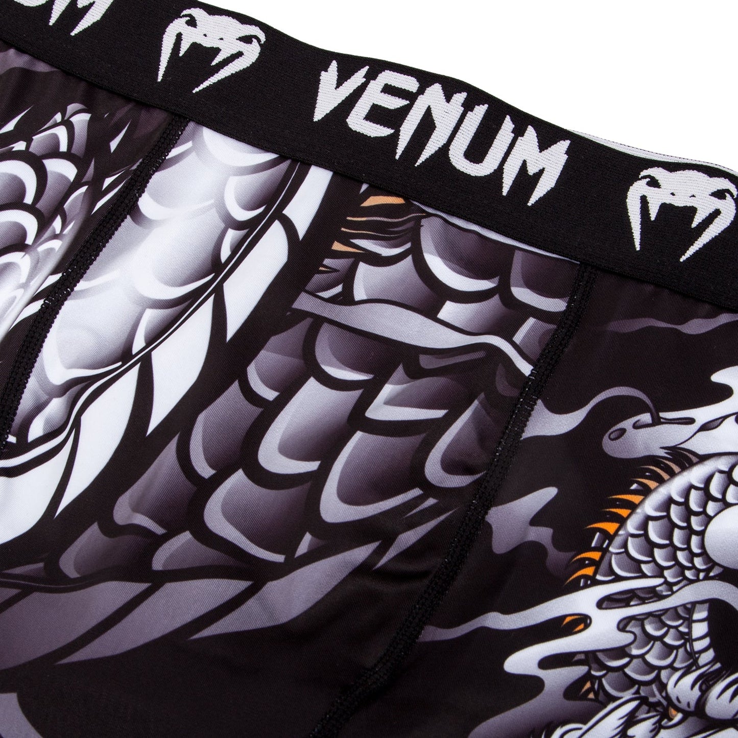 Venum Dragon's Flight Compression Shorts - Black/White