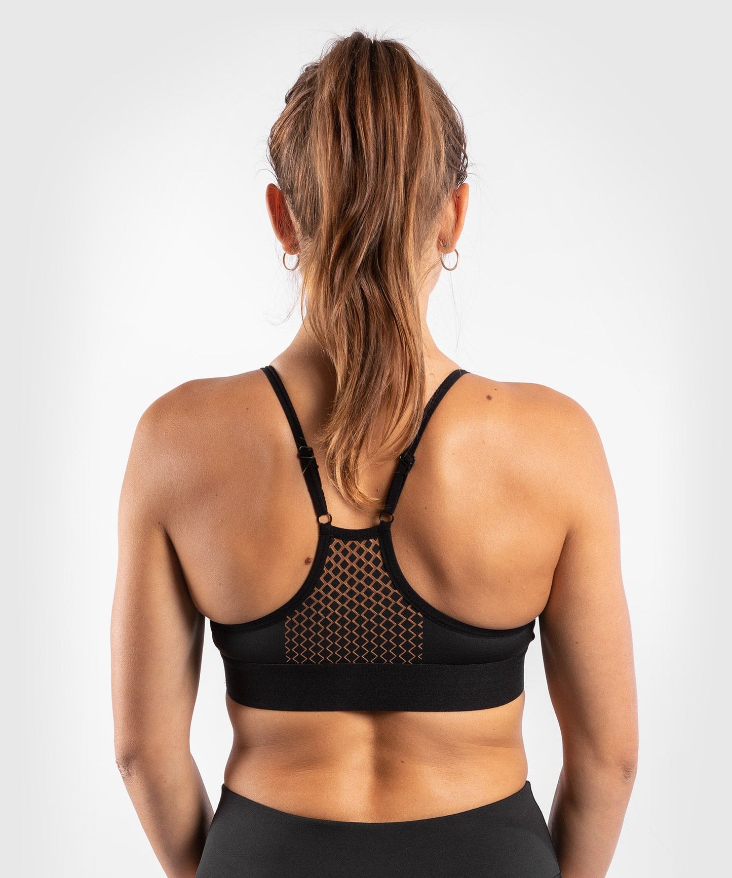 Venum Tecmo Sport Bra - For Women - Black/Bronze