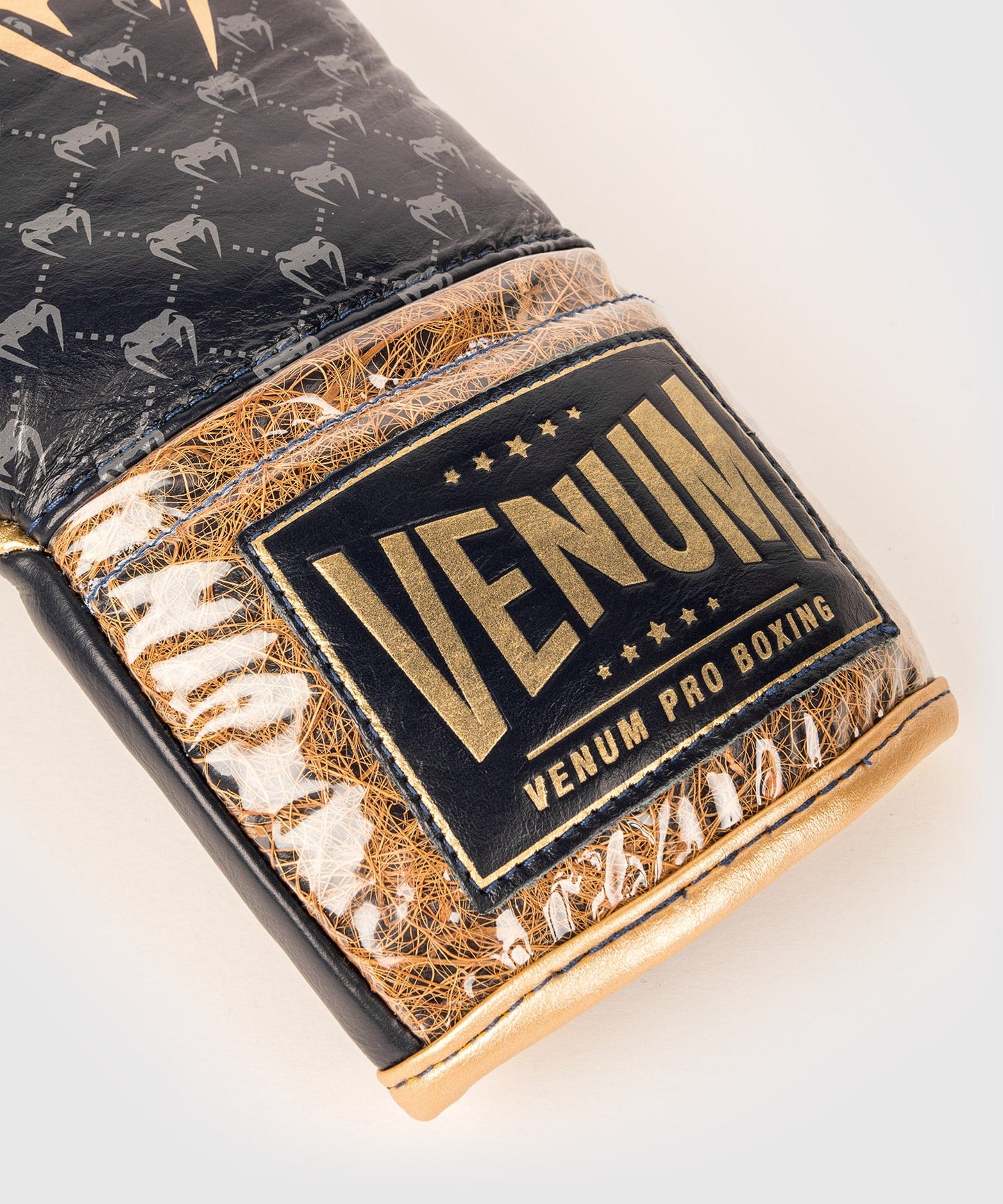 Venum Coco Monogram Pro Lace Up Boxing Gloves - State Blue