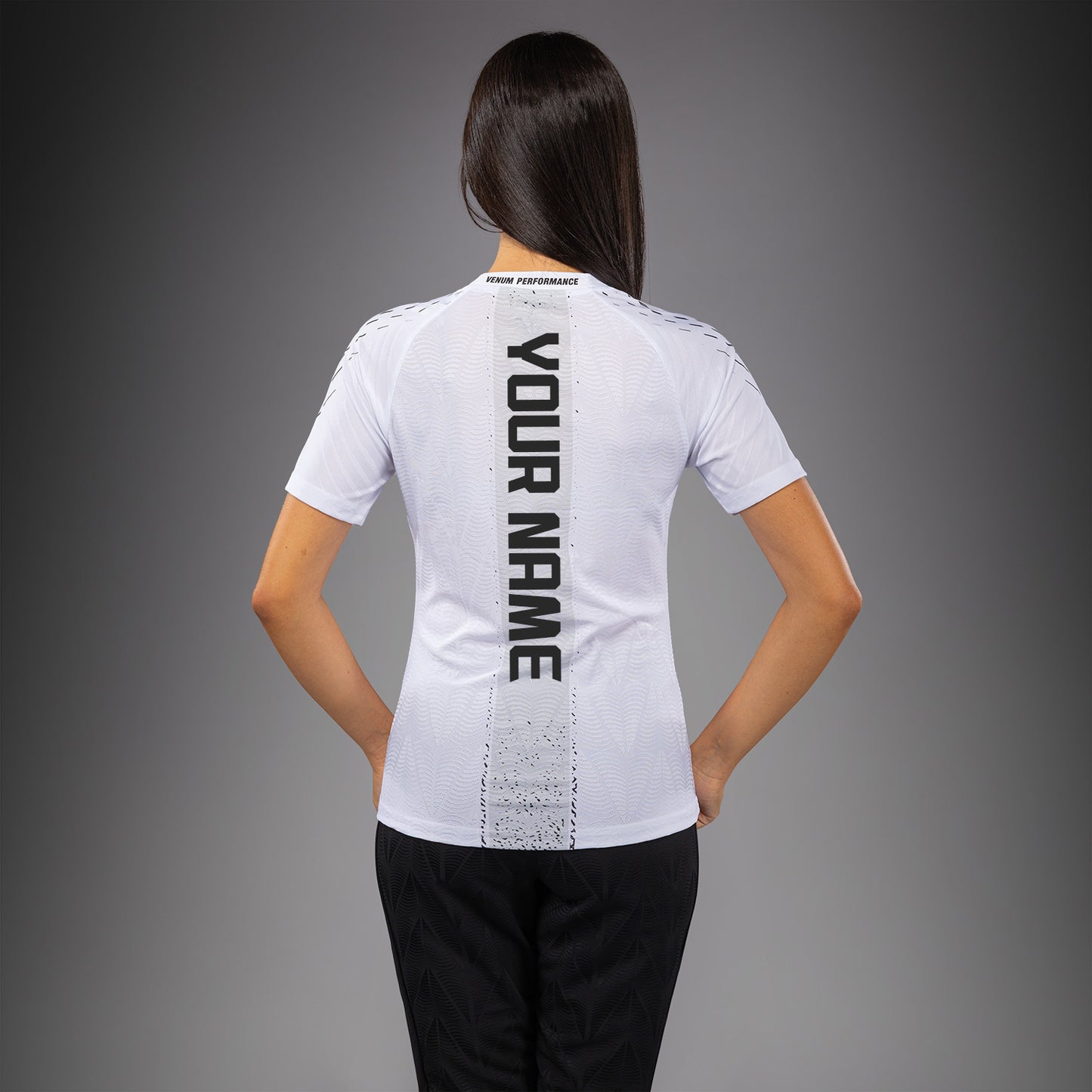 Women's UFC Zenith by Venum White Authentic Fight Night Walkout Jersey Personalized