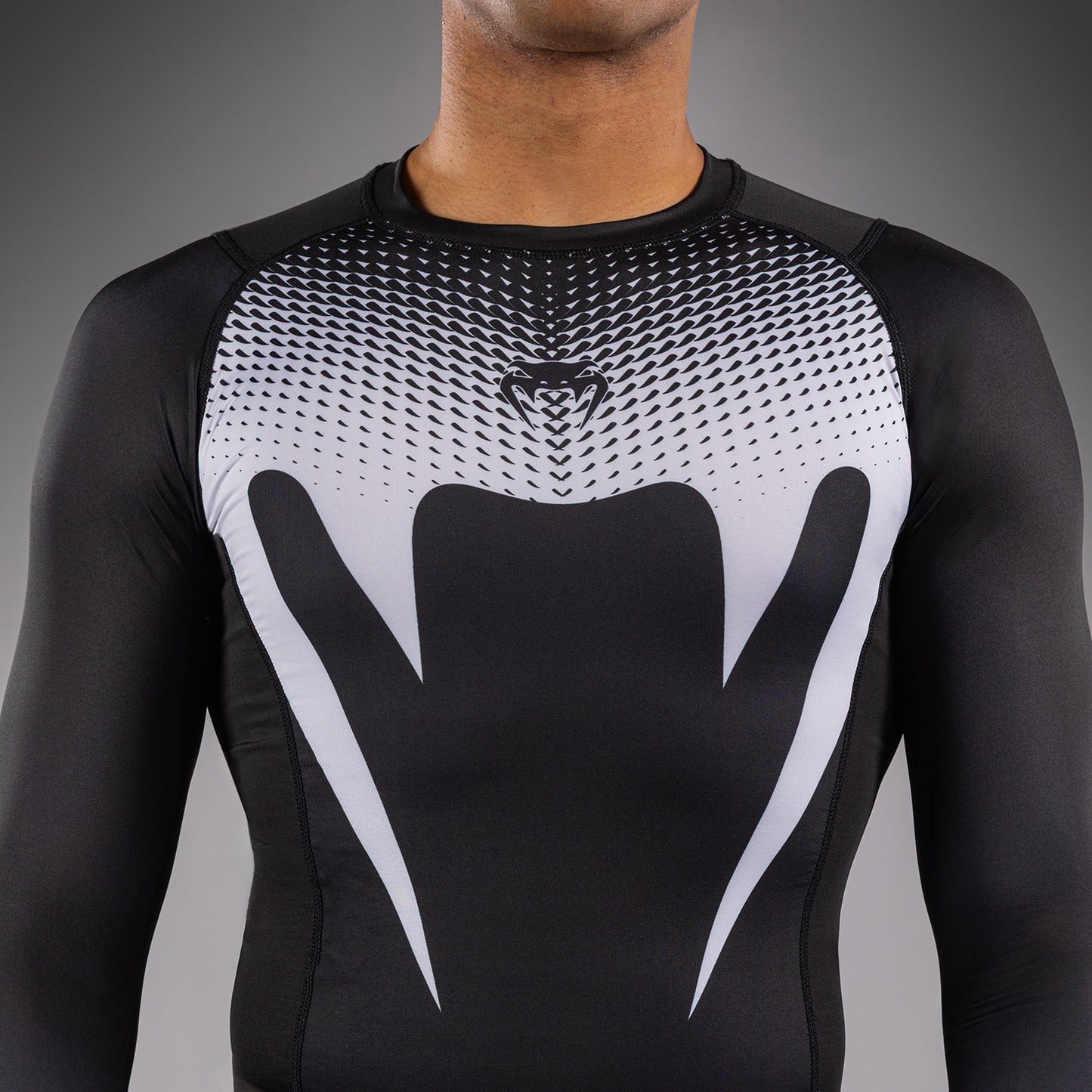 Venum No Gi Rashguards - Black/White