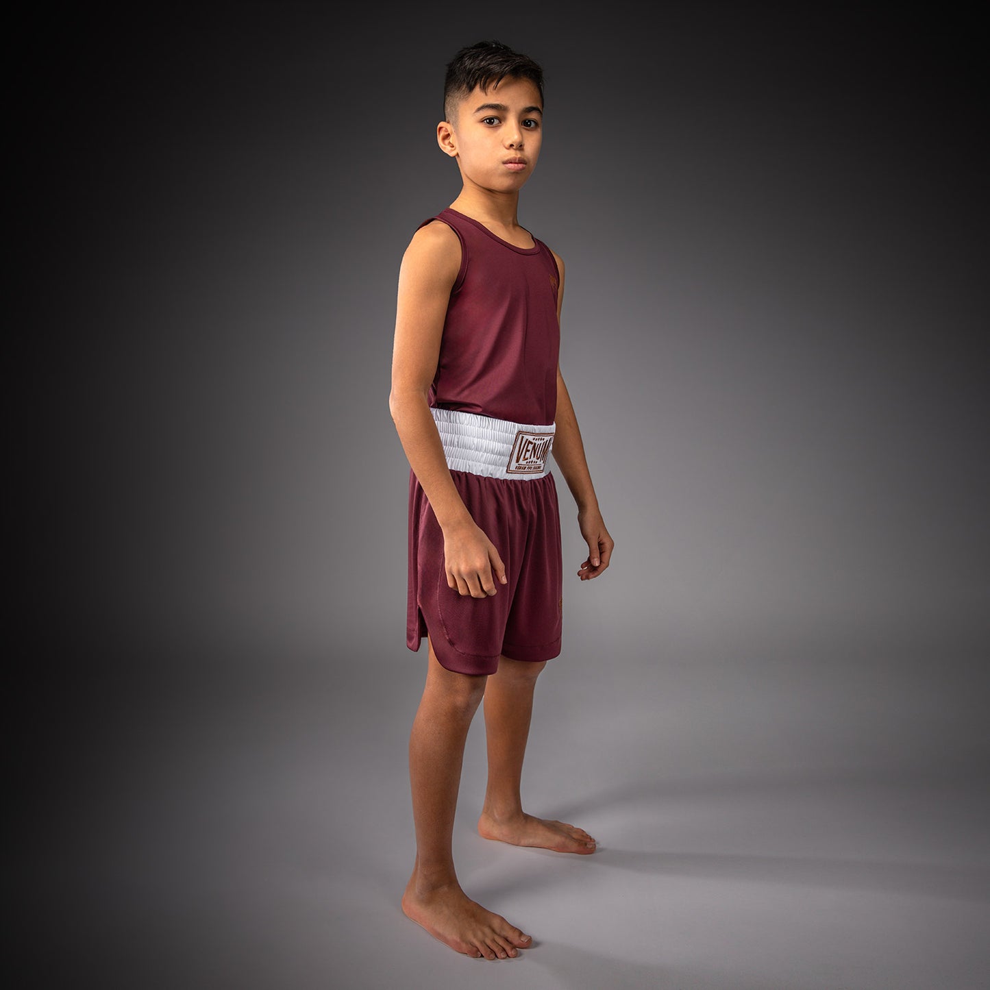Venum Classic Youth Boxing Shorts - Burgundy