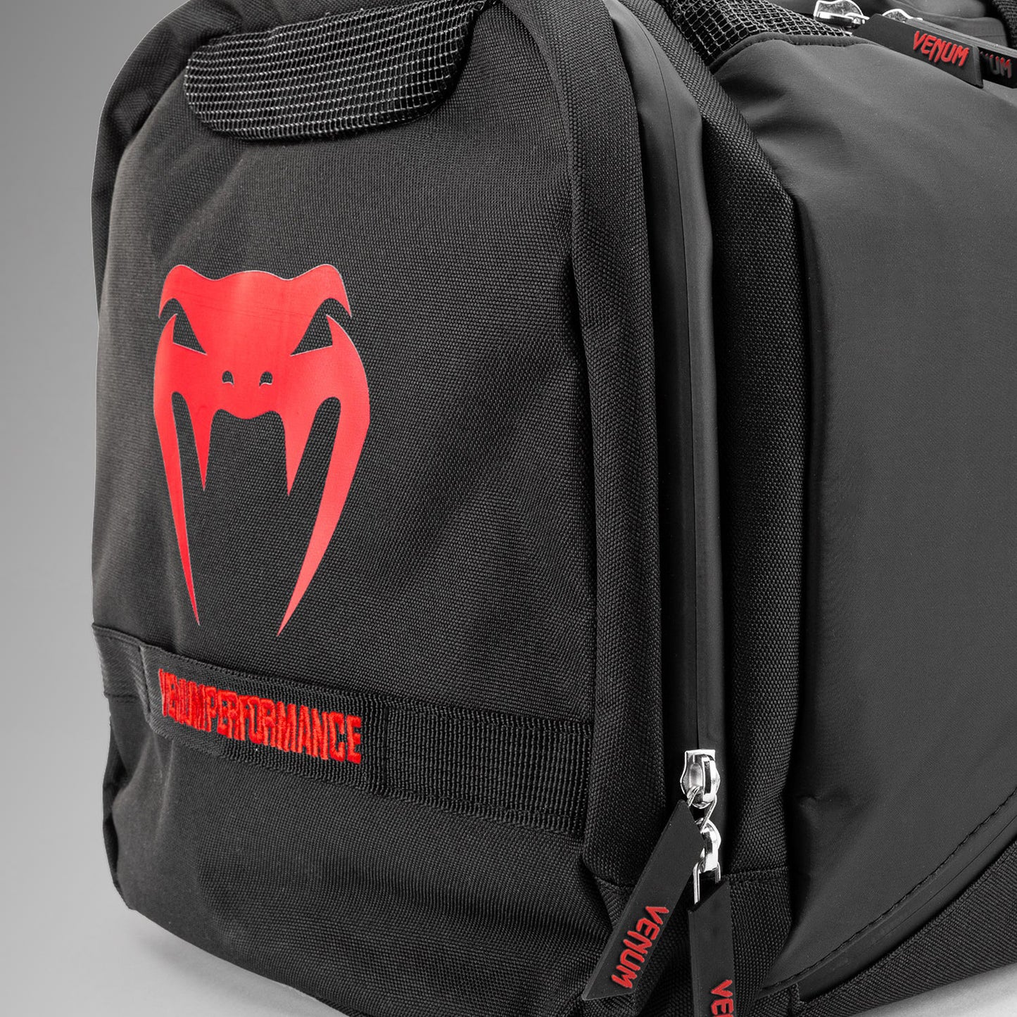 Venum Trainer Lite Evo Sports Bags  - Black/Red