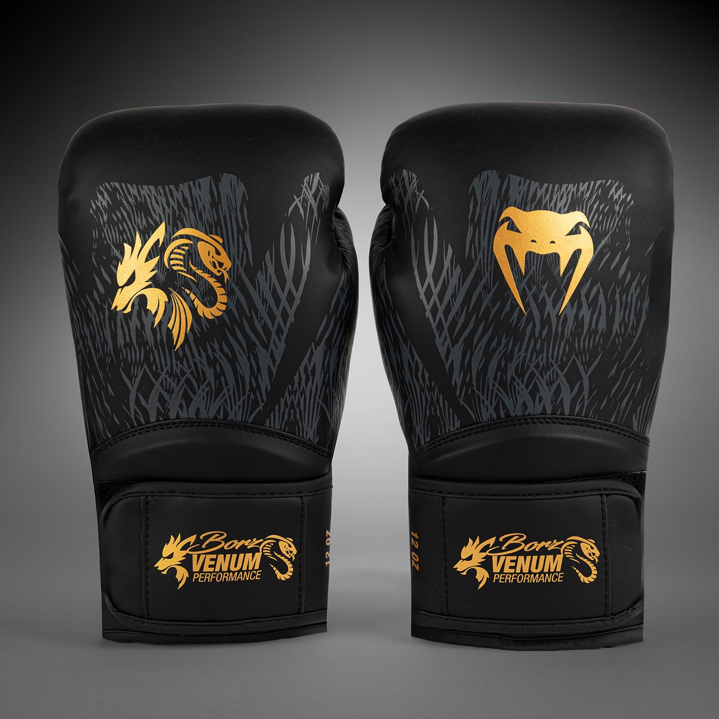 Venum x Chimaev Boxing Gloves - Black/Grey