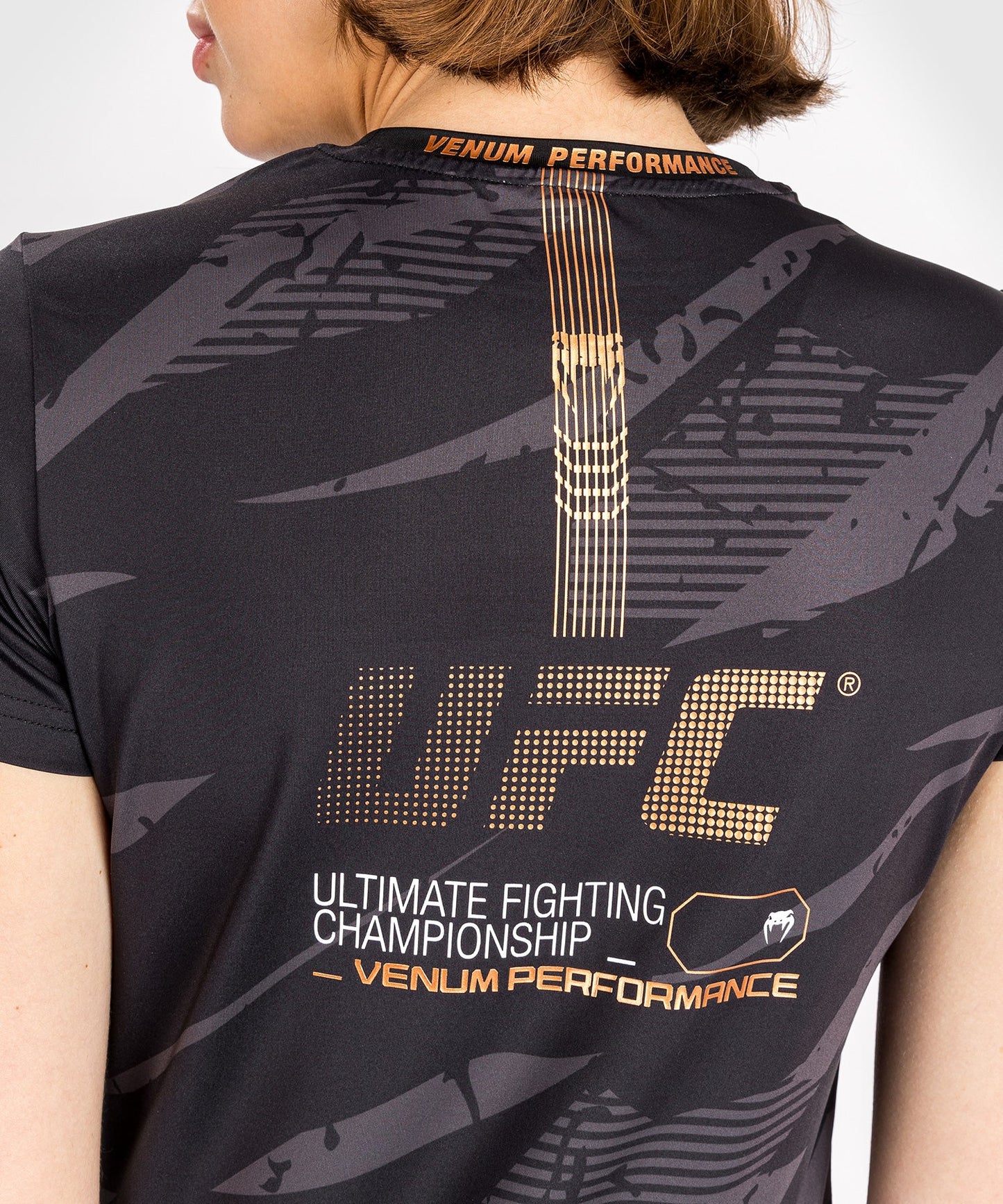 UFC Adrenaline by Venum Fight Week Women’s Dry-Tech T-shirt - Urban Camo