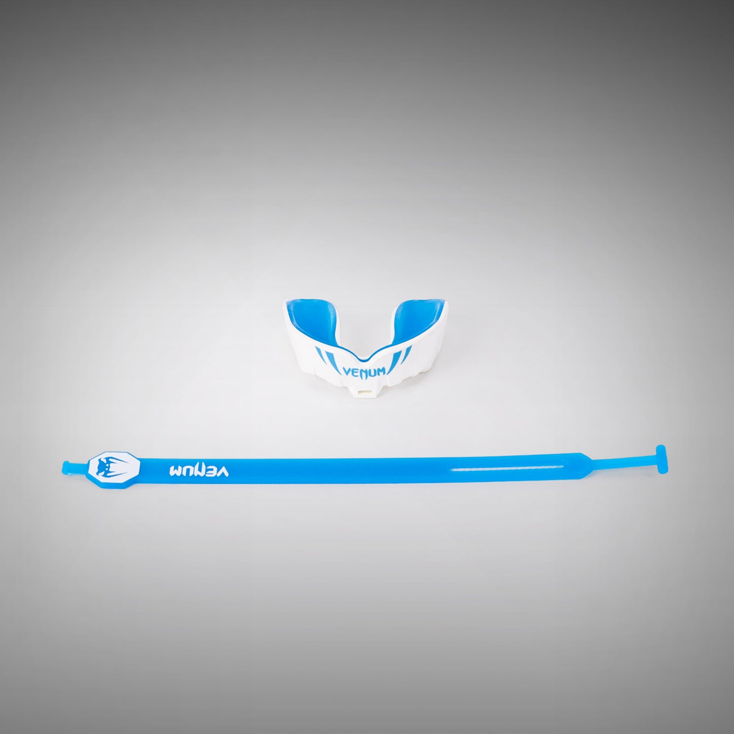 Venum Challenger Kids Mouthguard Strap/Straples - White/Blue