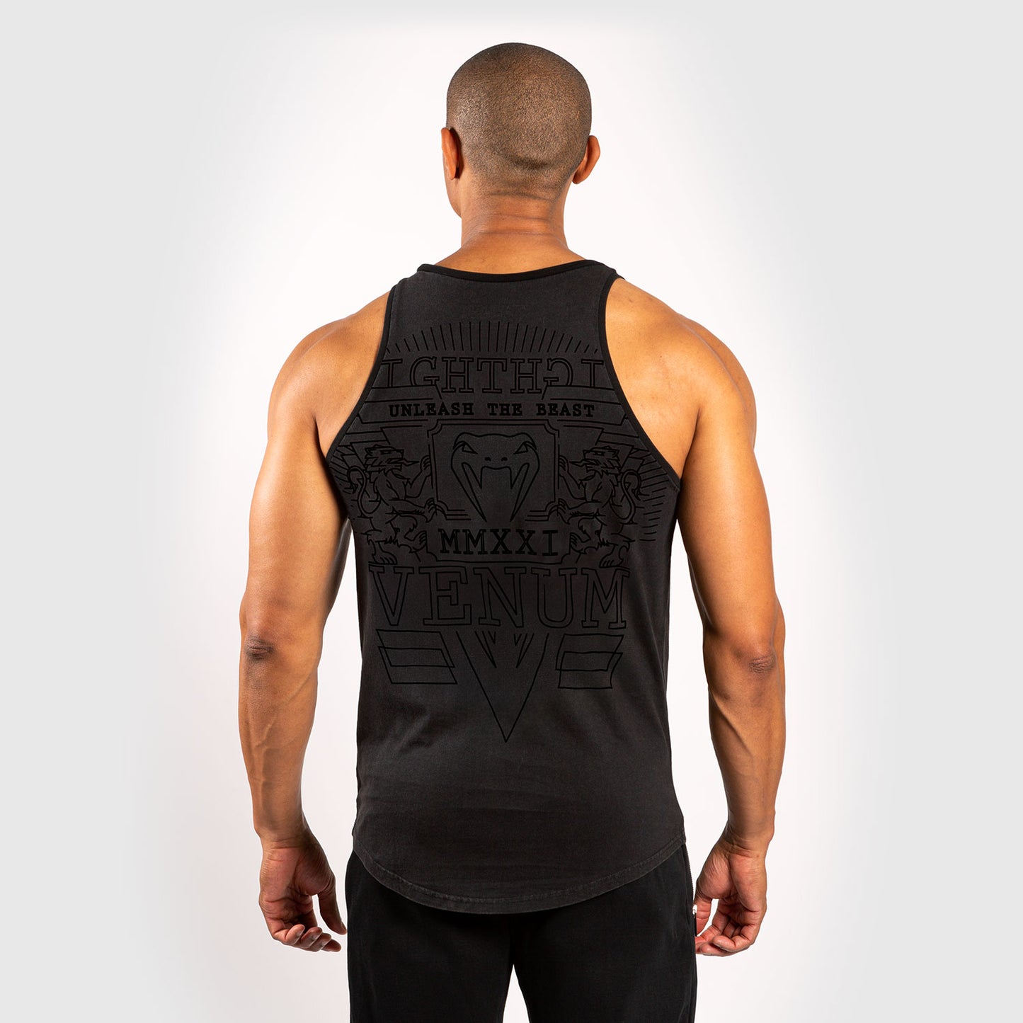 Venum Lions21 Tank Top - Black/Black