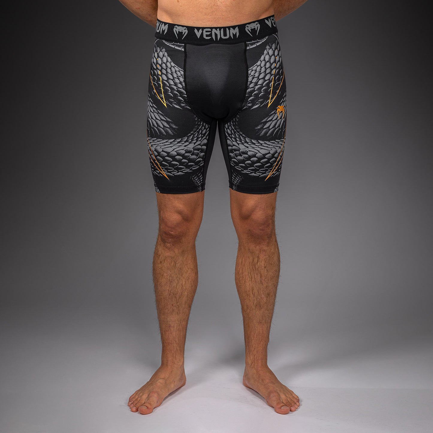Venum Matupa Vale Tudo Shorts - Black/Grey/Gold