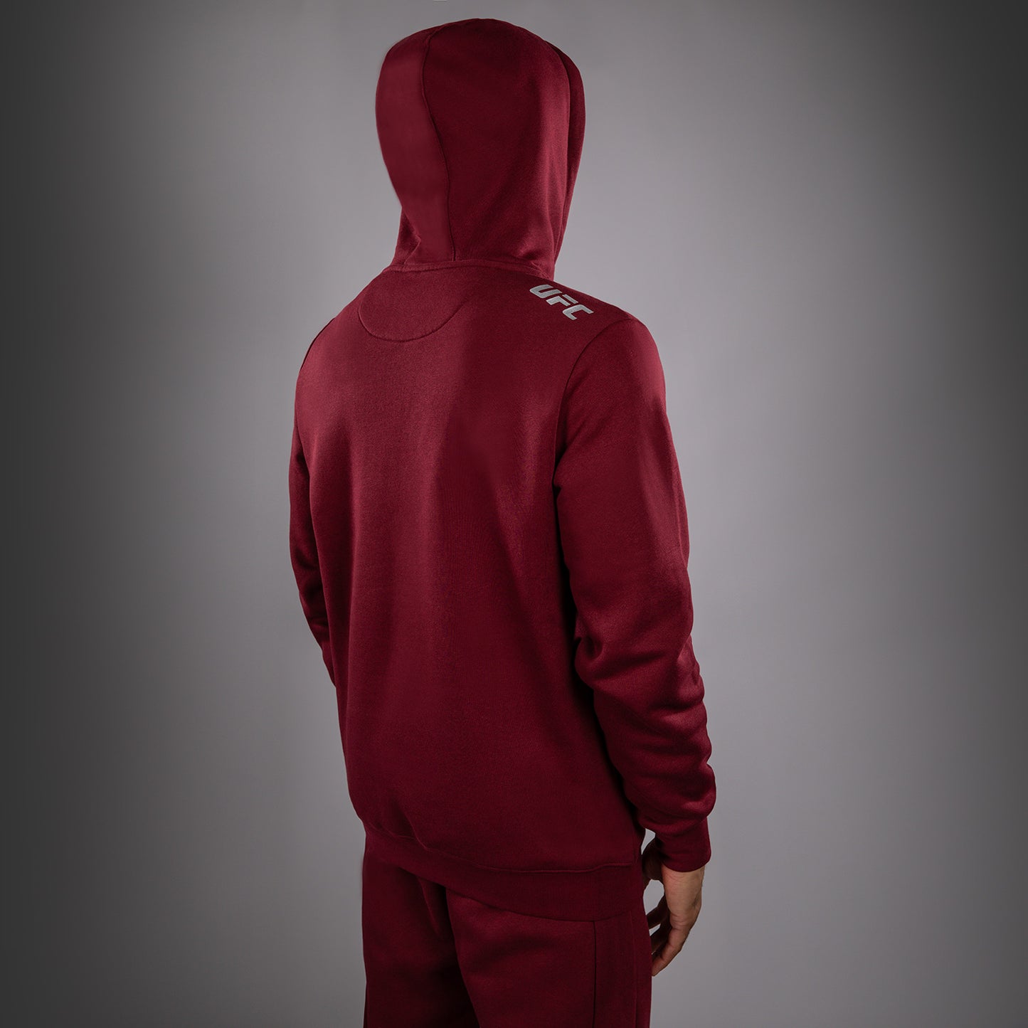 Men's UFC Zenith by Venum Burgundy Authentic Fight Week Pullover Hoodie