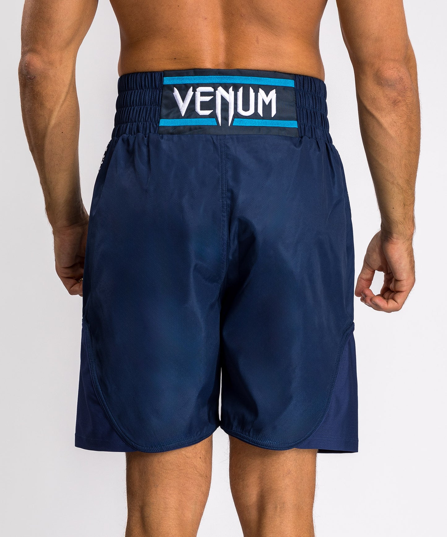 Venum x Top Rank Original Men's Boxing Shorts - Navy Blue