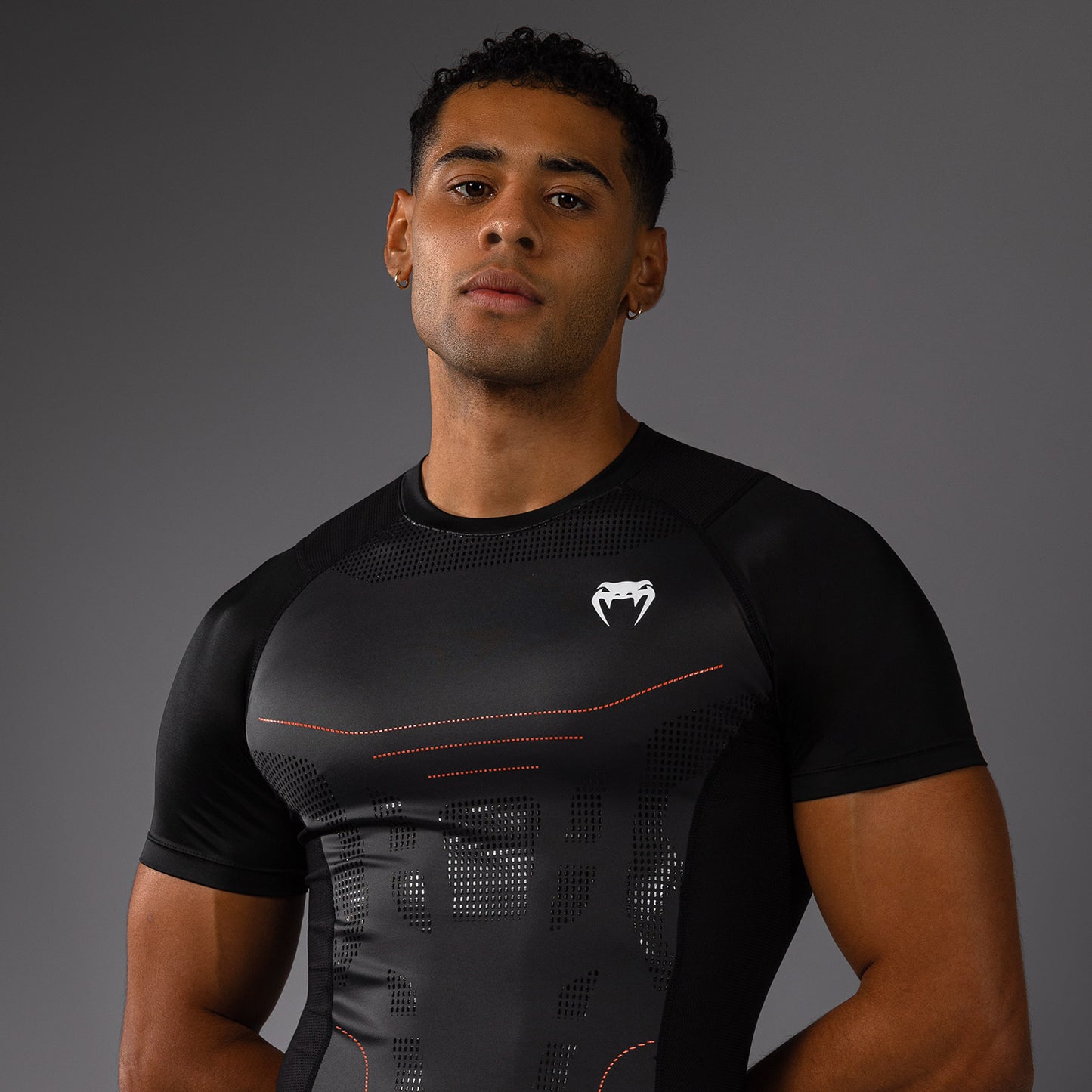 Venum Technical 3.0 Short Sleeve Rashguard - Graphite