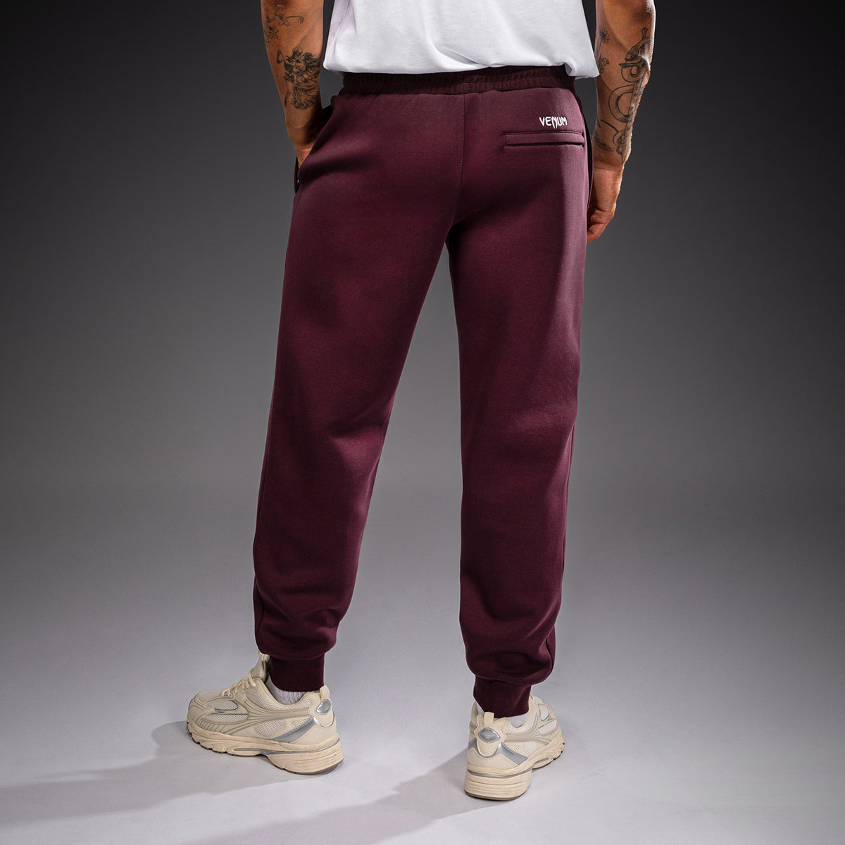 Venum Attack Fleece & Weave Joggers - Burgundy