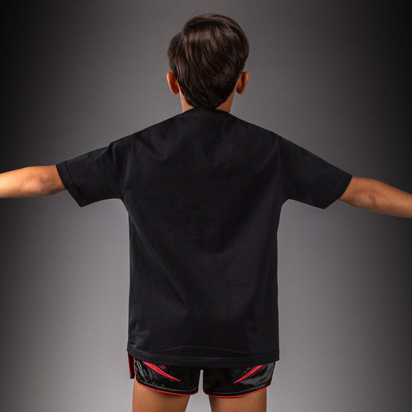 Venum Attack Kids Cotton T-Shirt - Black/Red