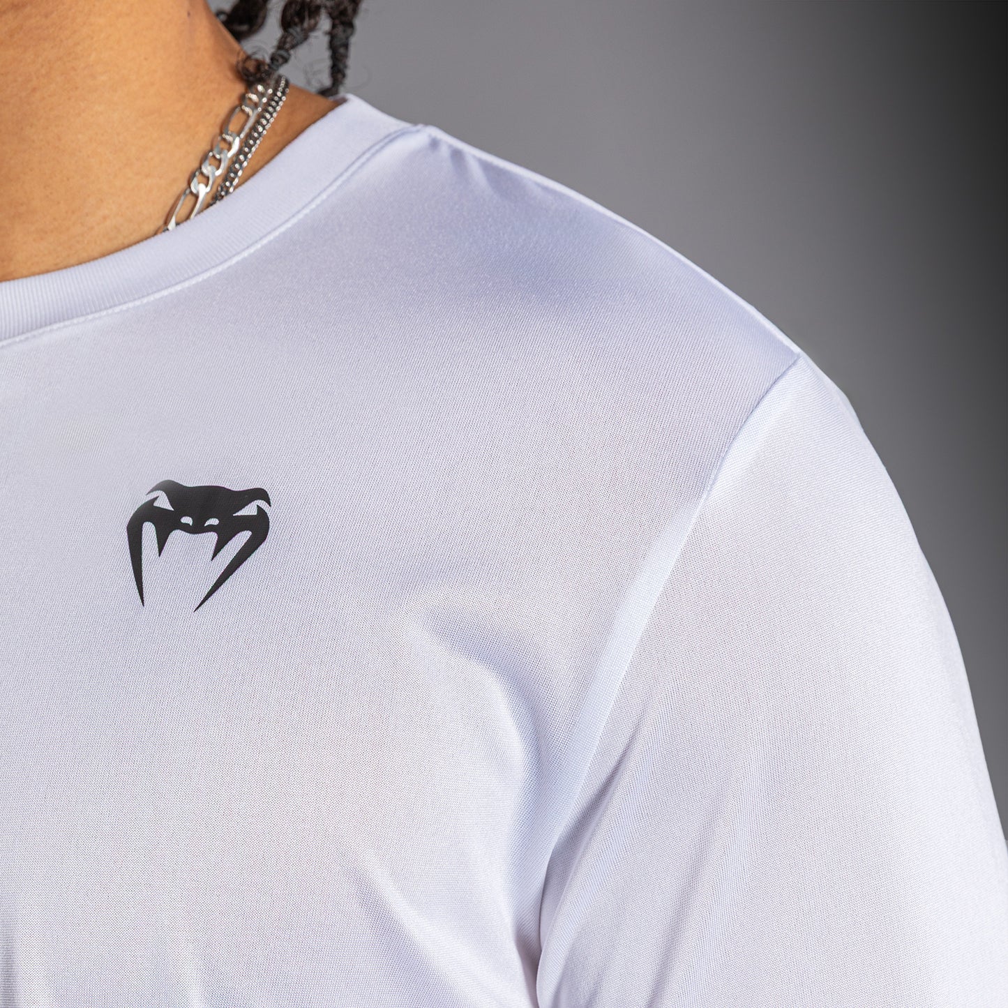 Venum Lineup Performance Long Sleeve T-Shirt - White/Black