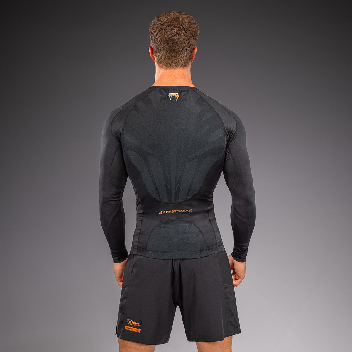Venum G-Fit Revolution Long Sleeve Rashguard - Black/Copper