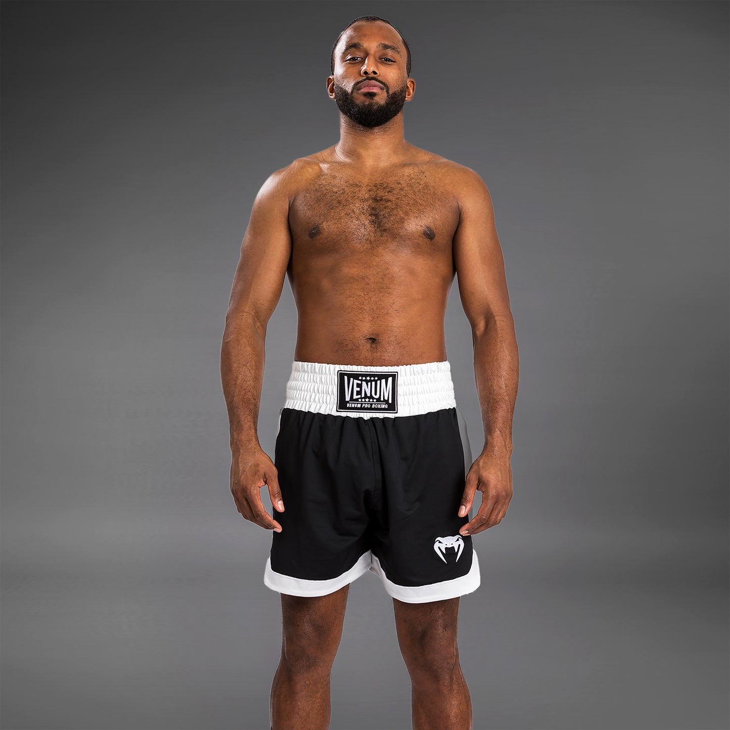 Venum Classic Boxing Shorts - Black/White