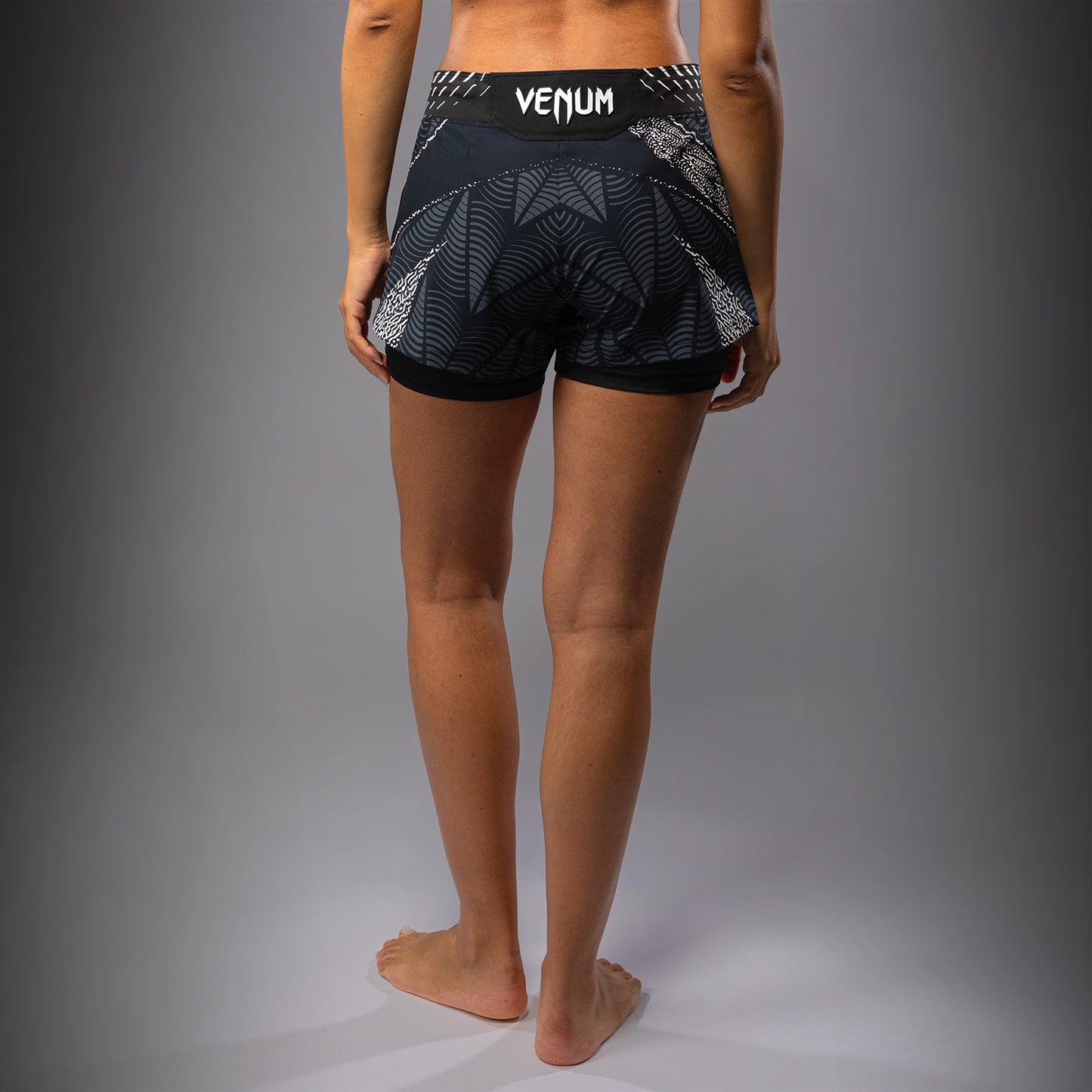 Women's UFC Zenith by Venum Black Authentic Short Fit Fight Short Personalized