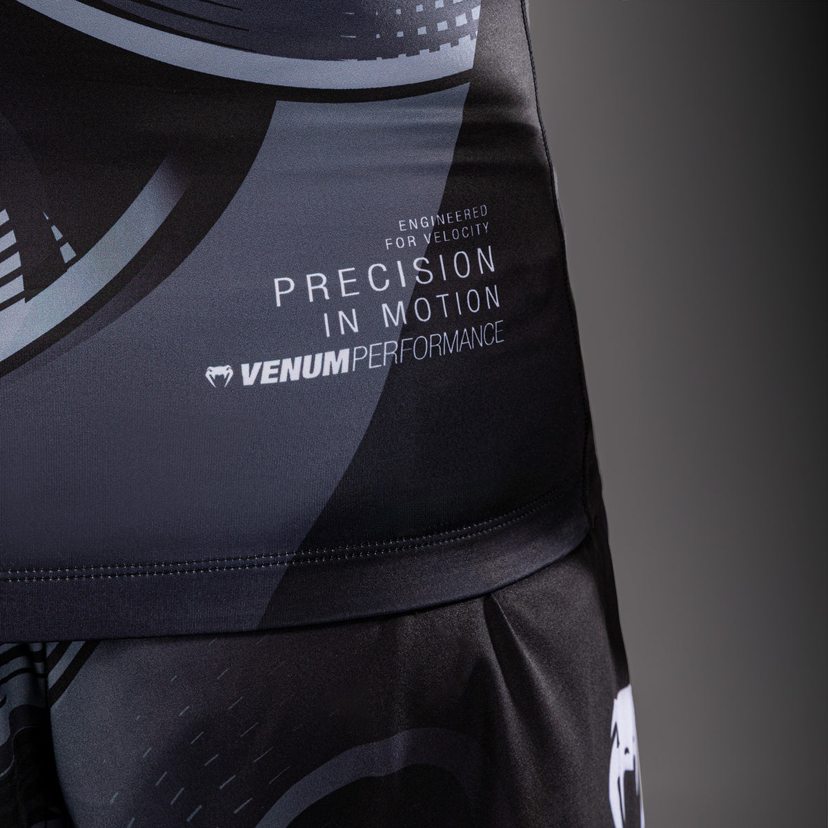 Venum Crimson Viper 2.0 Short Sleeve Rashguard - Black/Grey