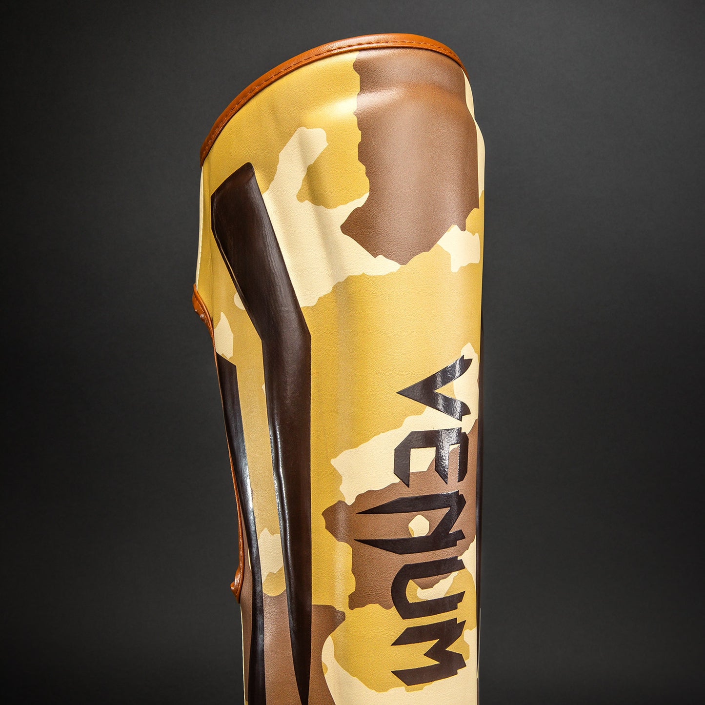Venum Elite Camo Shin Guards - Light Beige/Brown