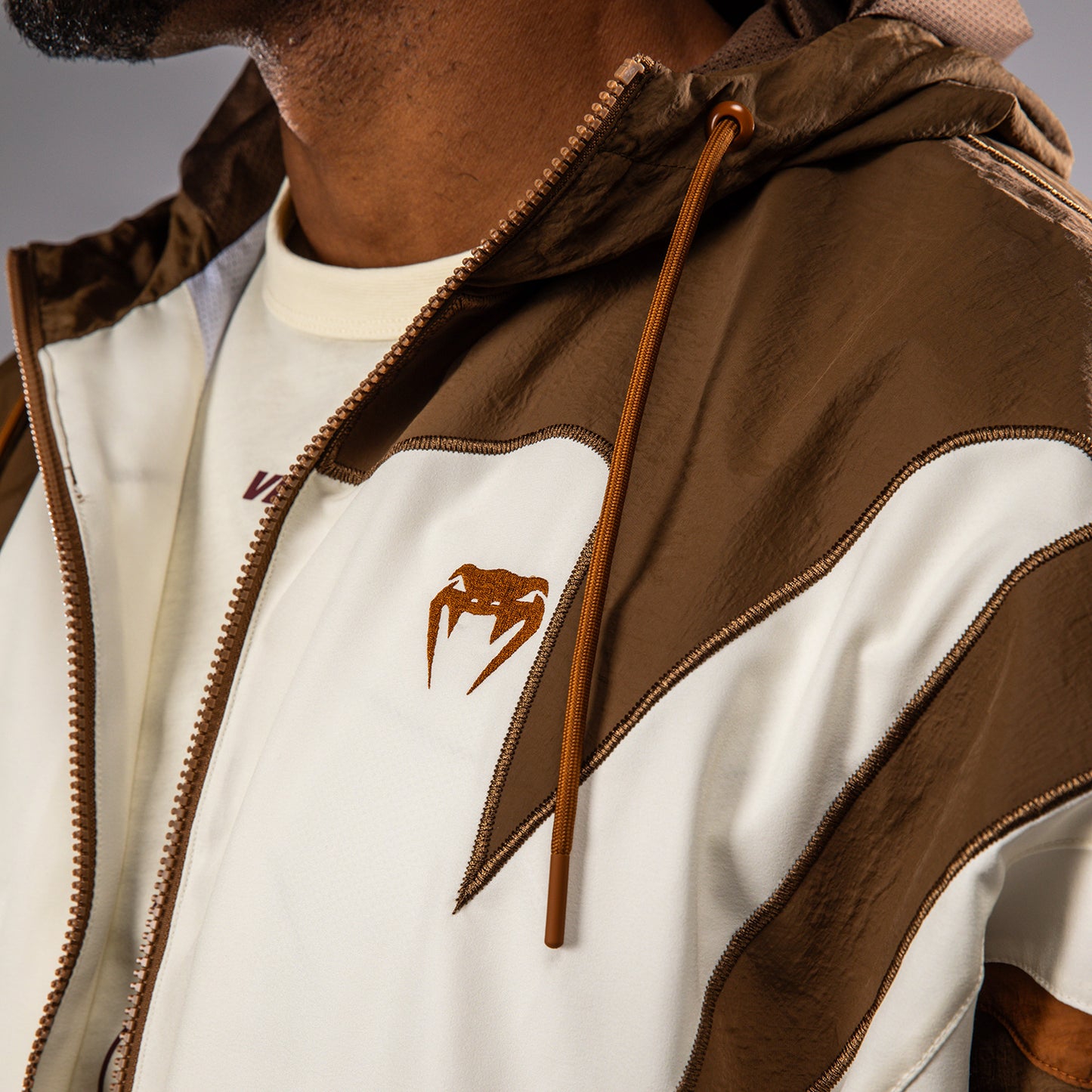 Venum Attack 90 Tracksuit Jacket - Dark Brown