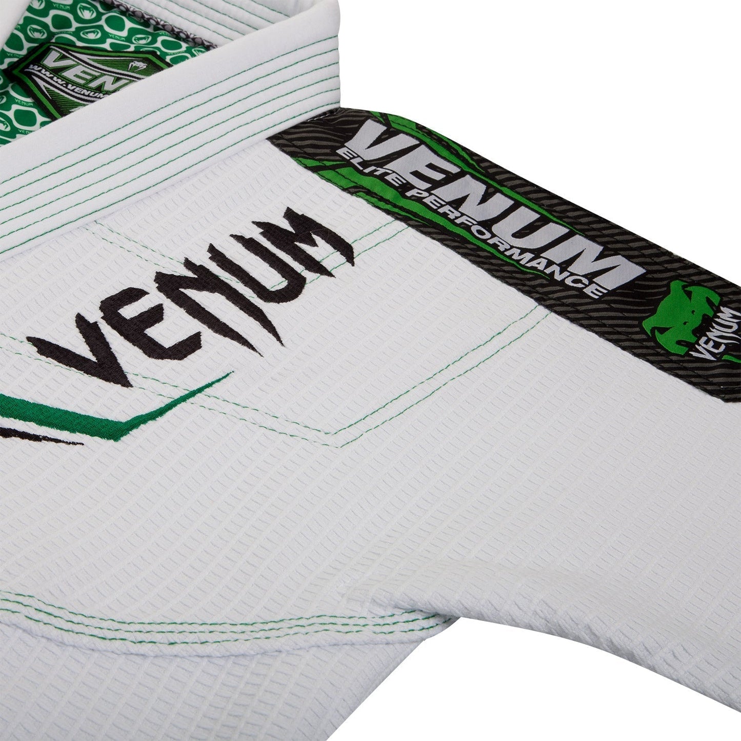 Venum Elite BJJ Gi - White/Green