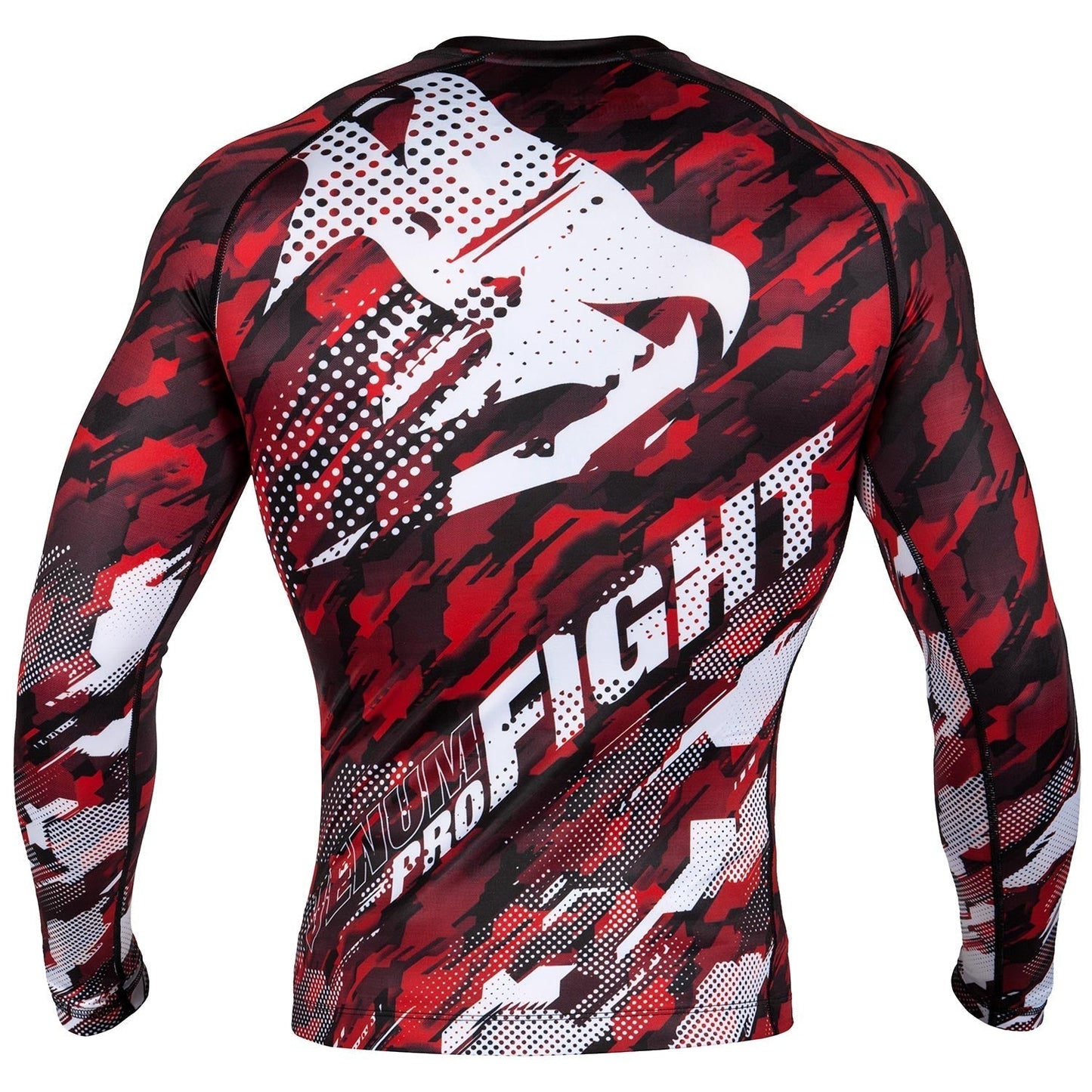 Venum Tecmo Rashguard - Long Sleeves - Red