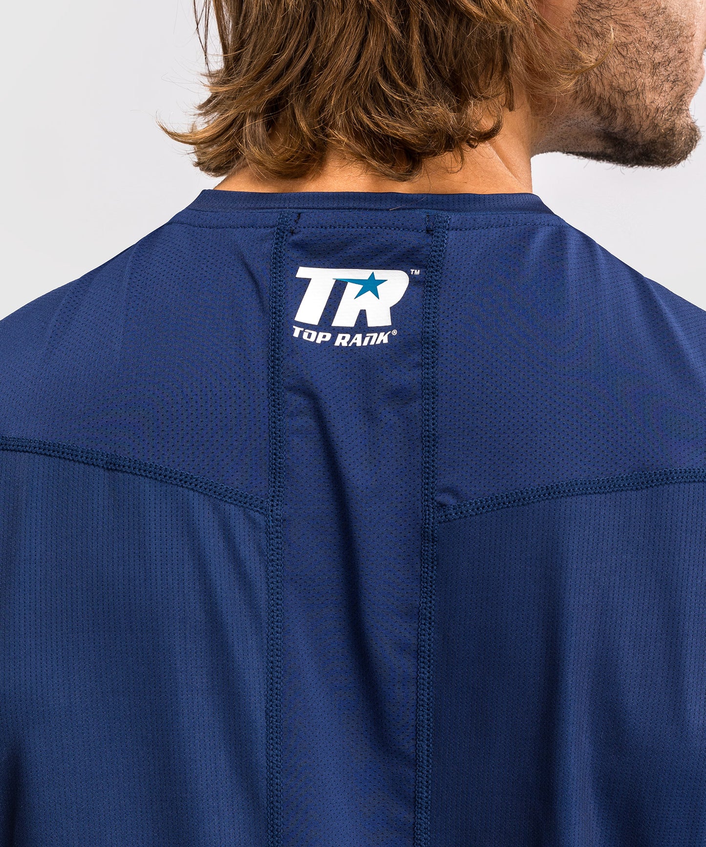 Venum x Top Rank Original Men's Dry Tech Shirt - Navy Blue