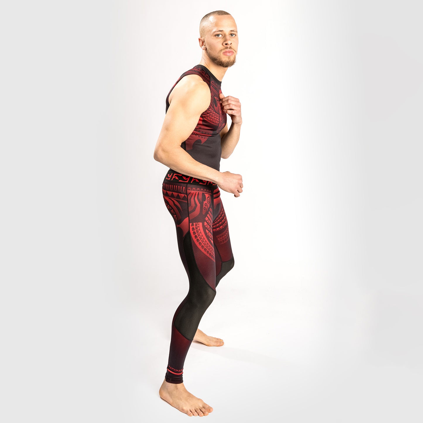 Venum Nakahi Sleeveless Rashguard - Black/Red
