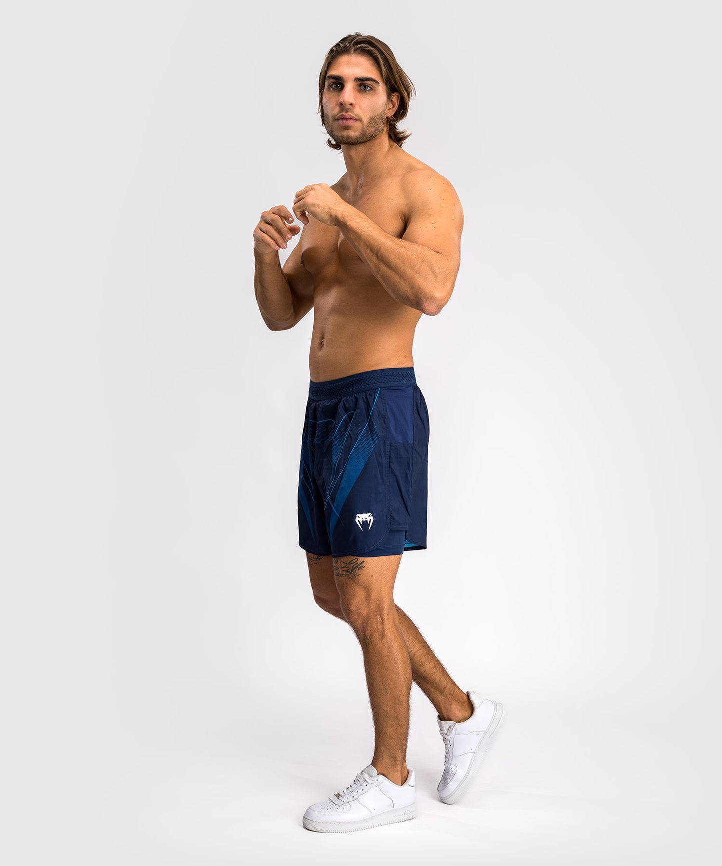 Venum x Top Rank Original Men's Training Shorts - Navy Blue