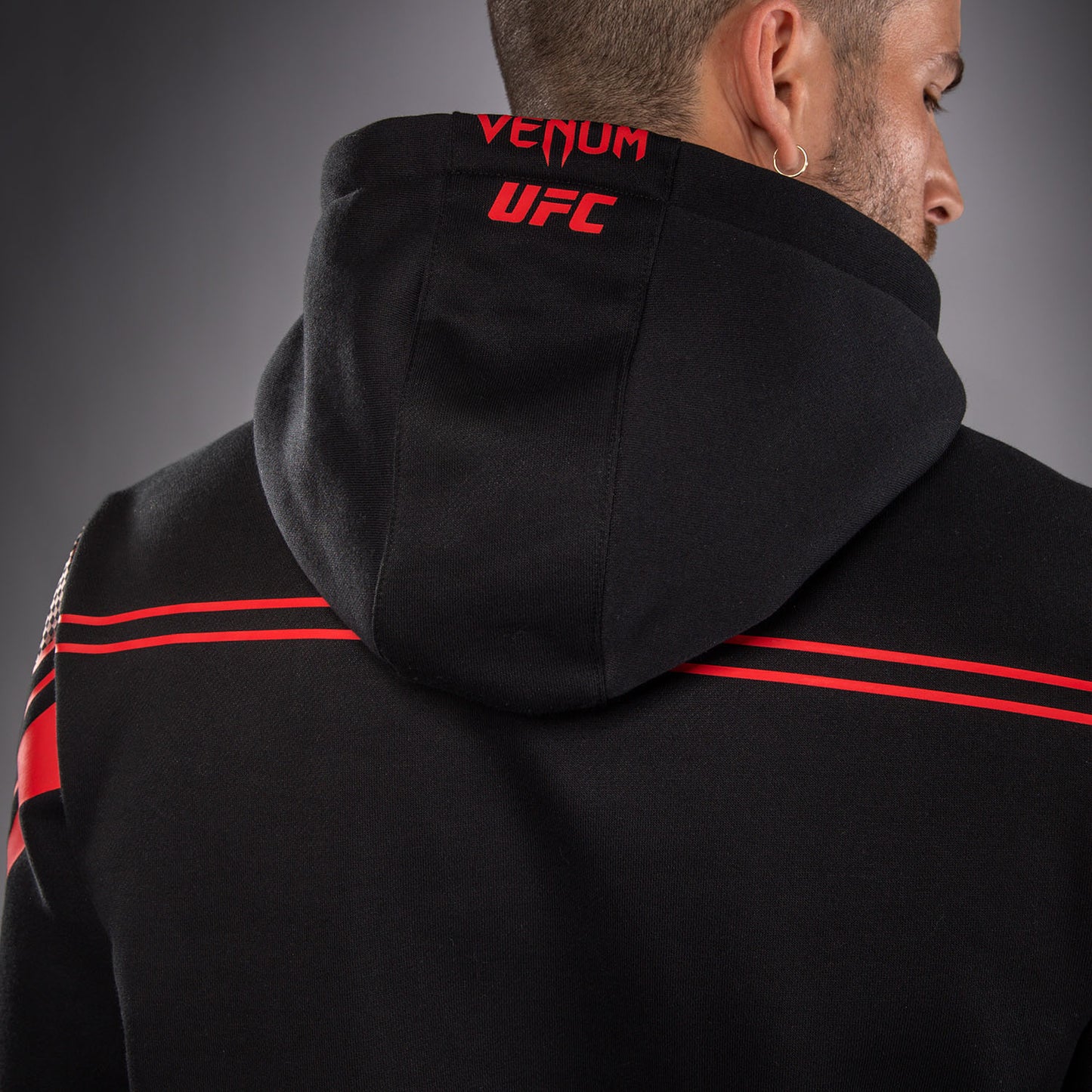 Venum UFC Unity by Venum Authentic Fight Week Men's Pullover Hoodie - Black