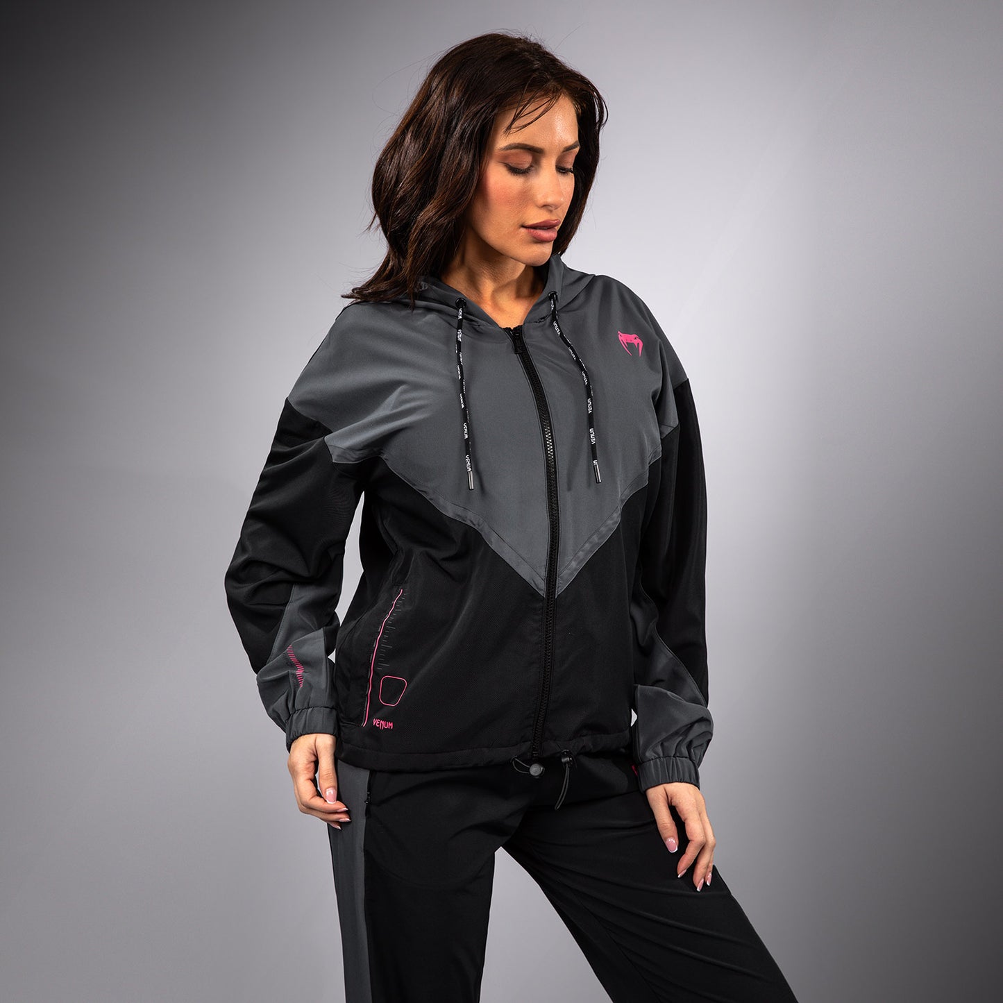 Venum Tactical XT Track Jacket - Black/Storm Grey