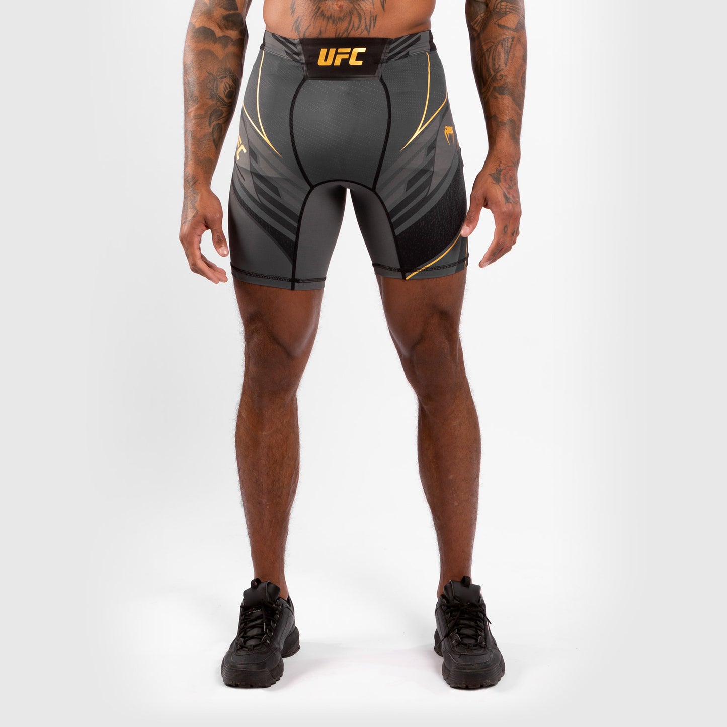 UFC Venum Authentic Fight Night Men's Vale Tudo Shorts - Long Fit - Black