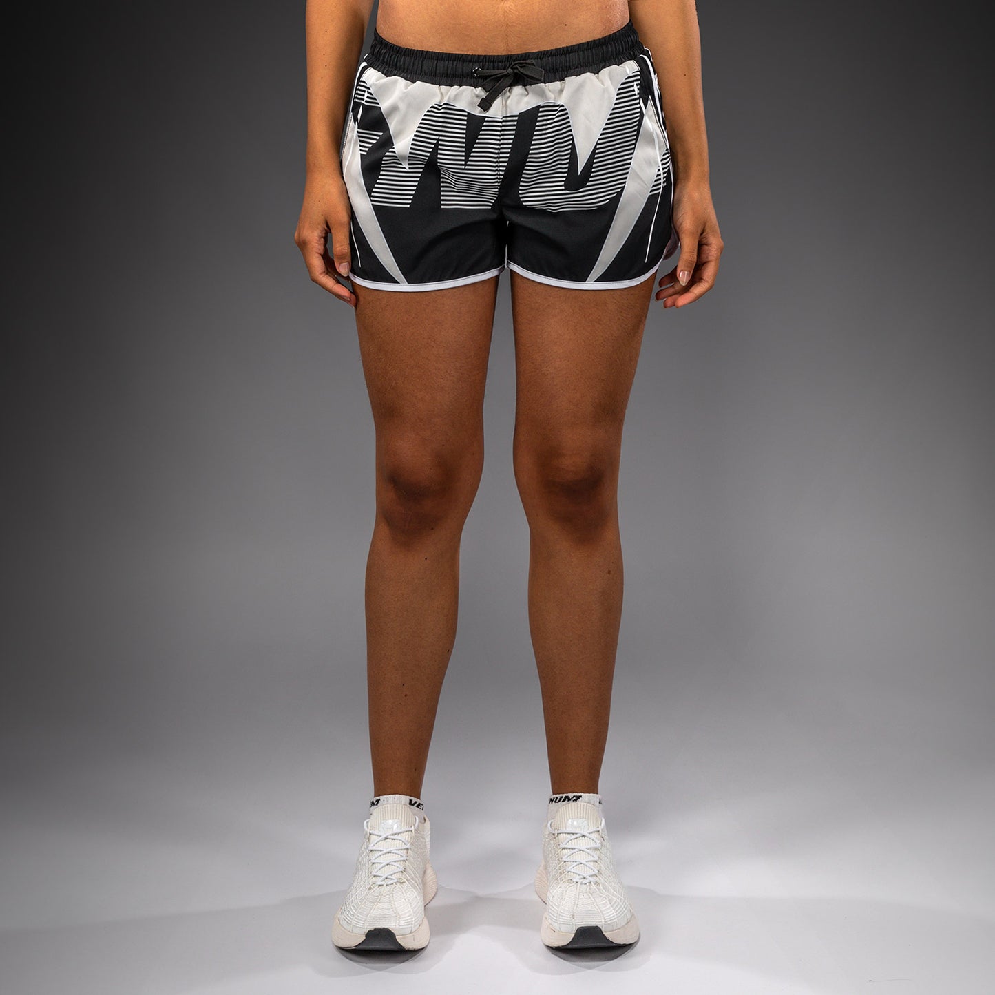 Venum Adrenaline Women's Training Shorts - Black/ Ivory