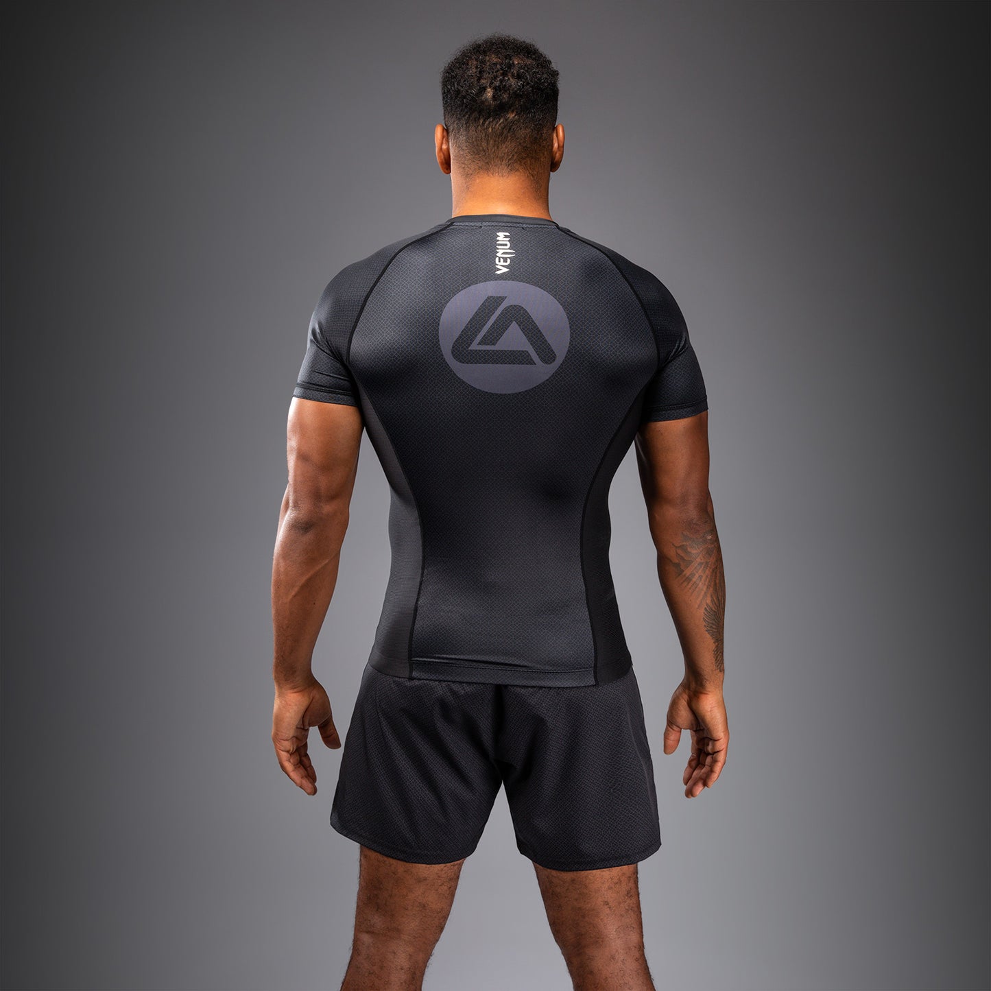 Venum x Roger Gracie Academy Short Sleeve Rashguard - Black