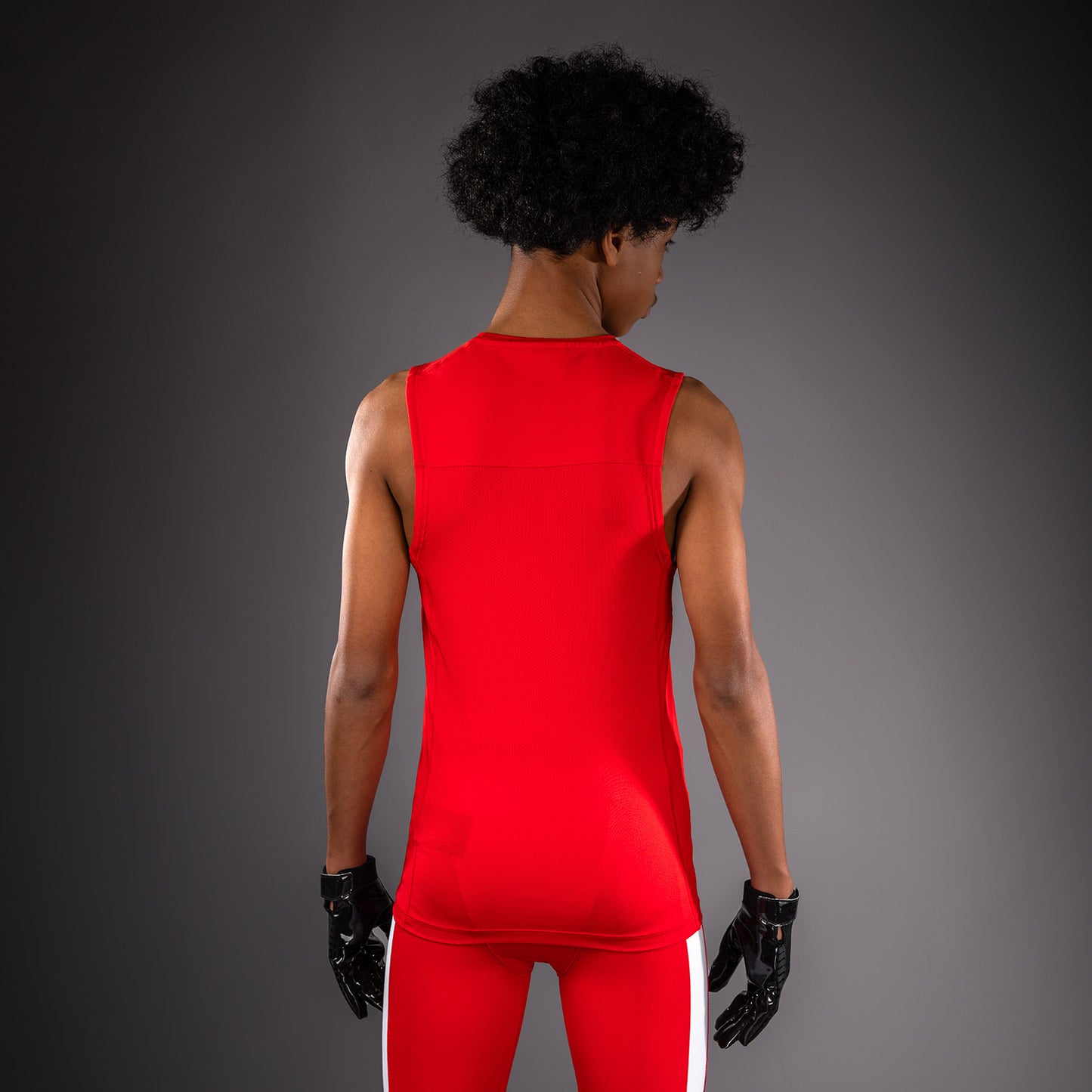 Venum Elite Kids Football Sleeveless Compression Jersey - Red