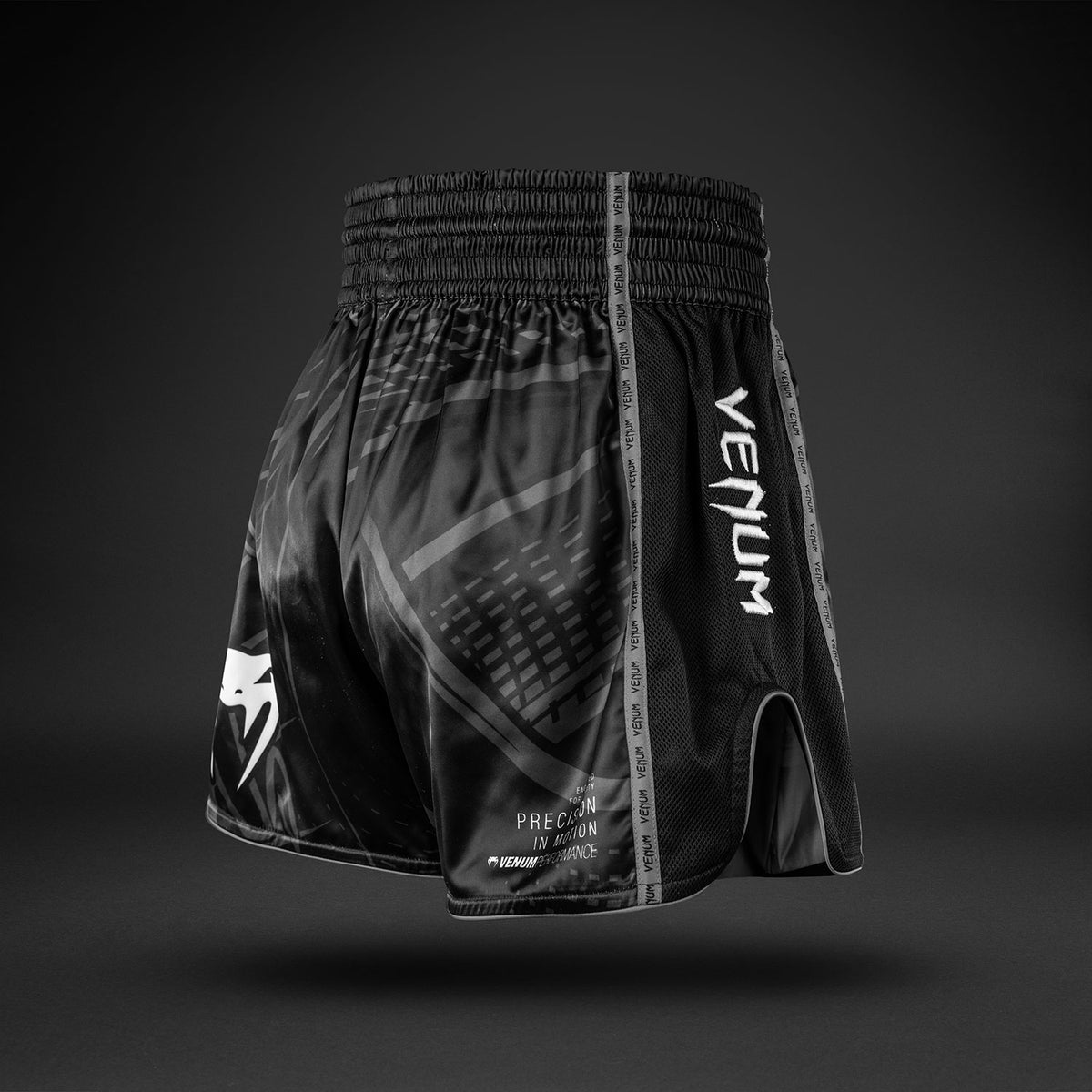 Venum Crimson Viper 2.0 Muay Thai Shorts - Black/Grey